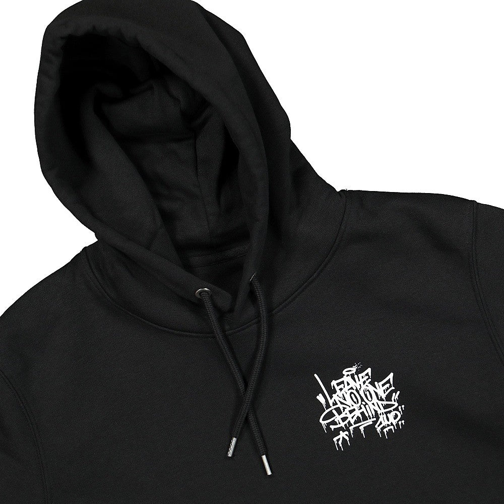 1UP x Asphalt Athletics Soli Hoodie Black Hoodies Close-up | Overkill