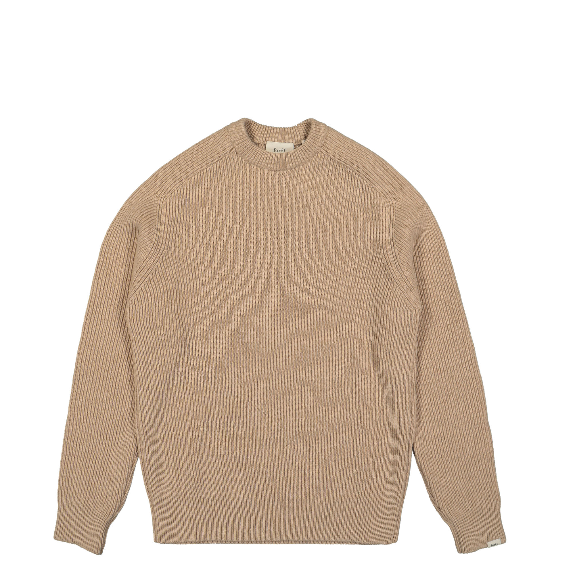 Forét Cone Rib Knit Oat Sweatshirts 2872 / Oat | Overkill