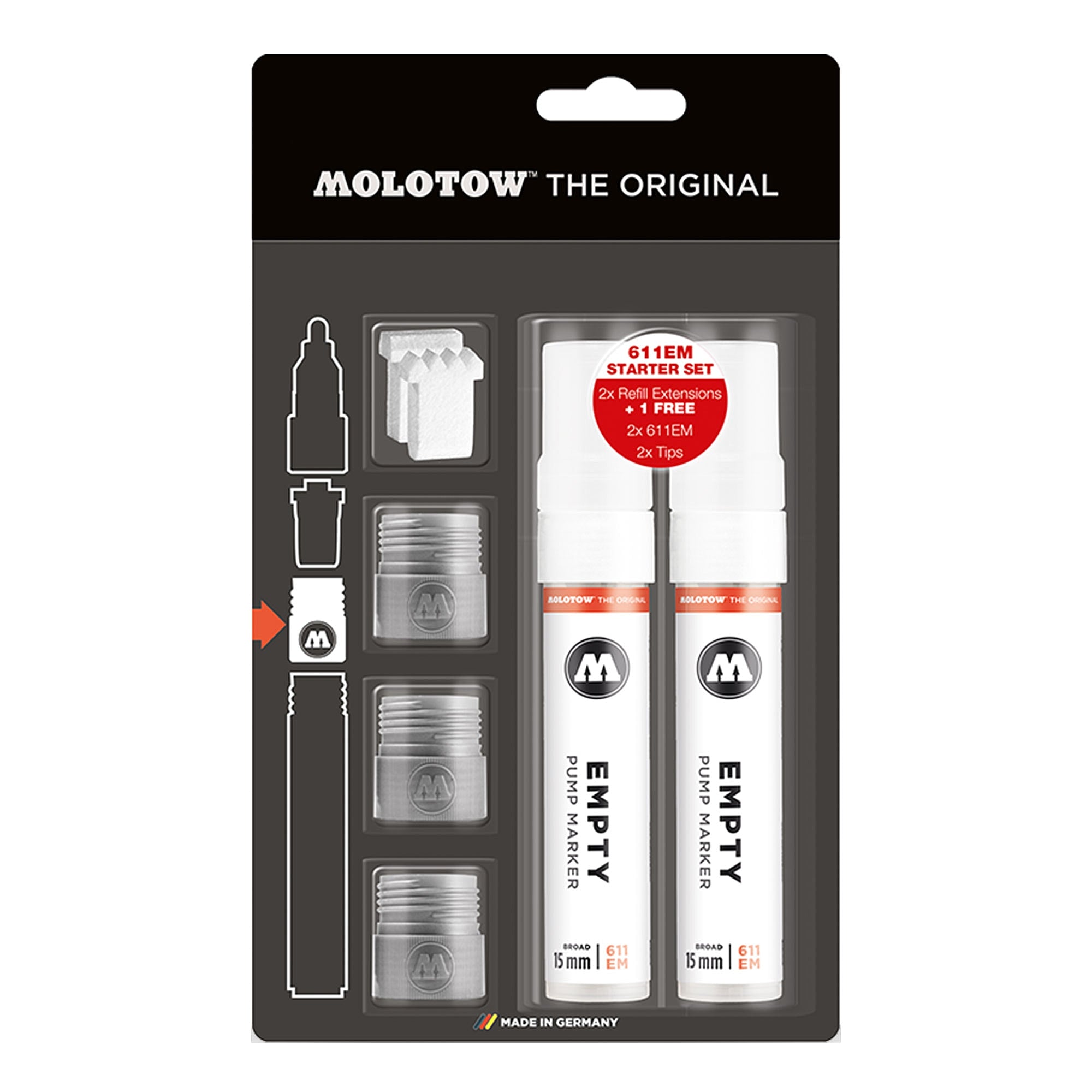 Molotow refill extension starter kit 611em-refill-set 200507 | Overkill
