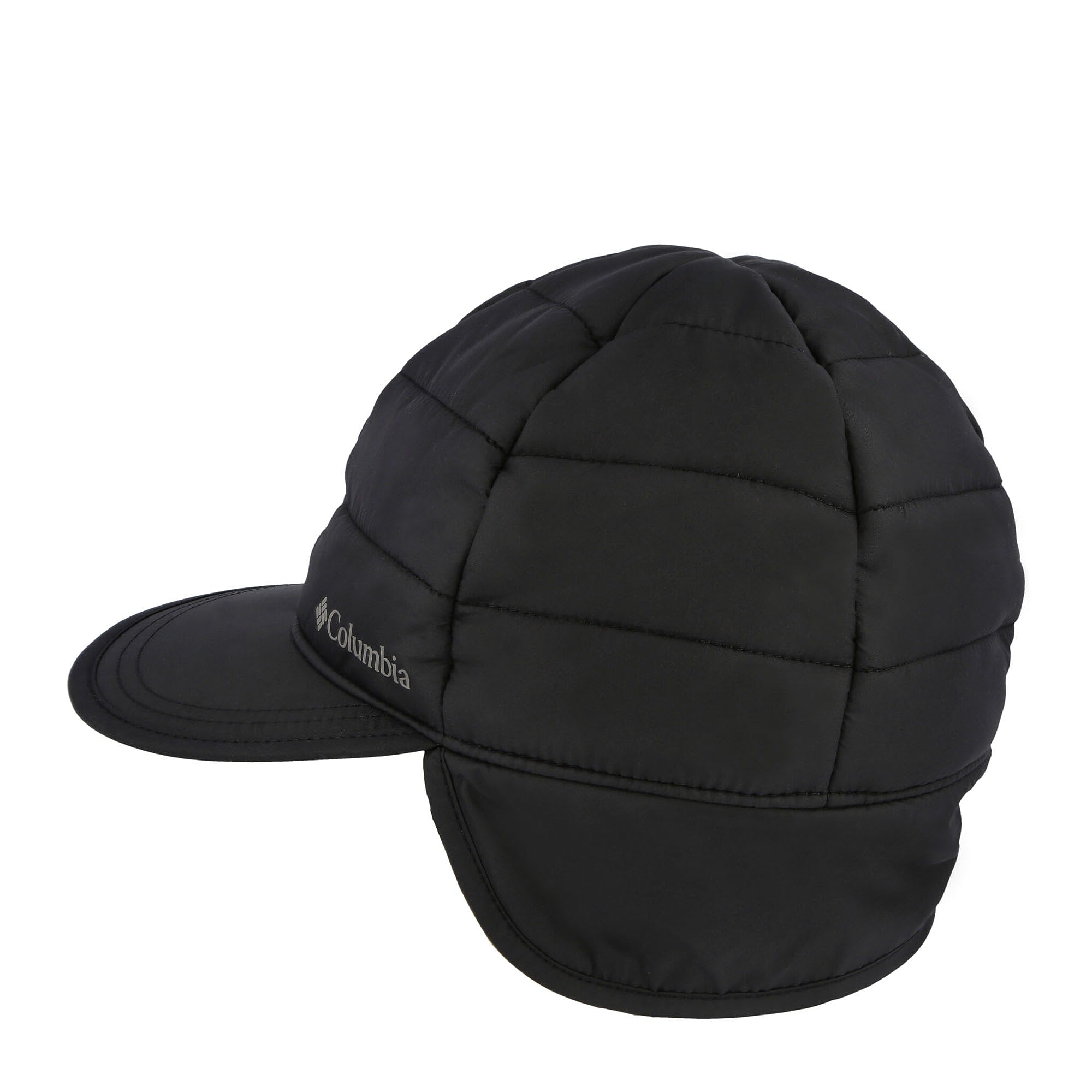 Columbia Powder Lite Earflap Cap Black Caps Close-up | Overkill