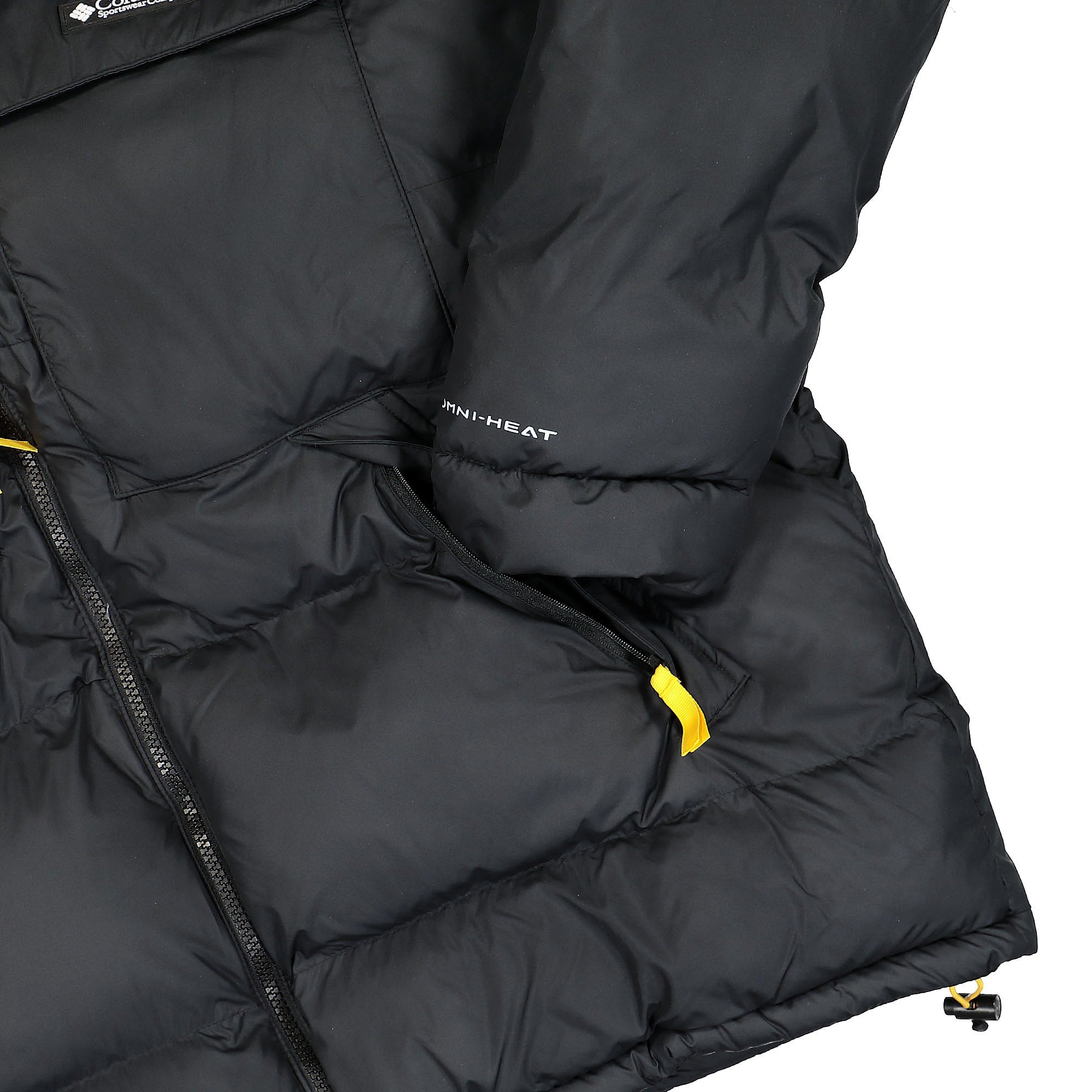 Columbia Ballistic Ridge Oversized Puffer Black Puffer Jackets Detail view 2 | Overkill