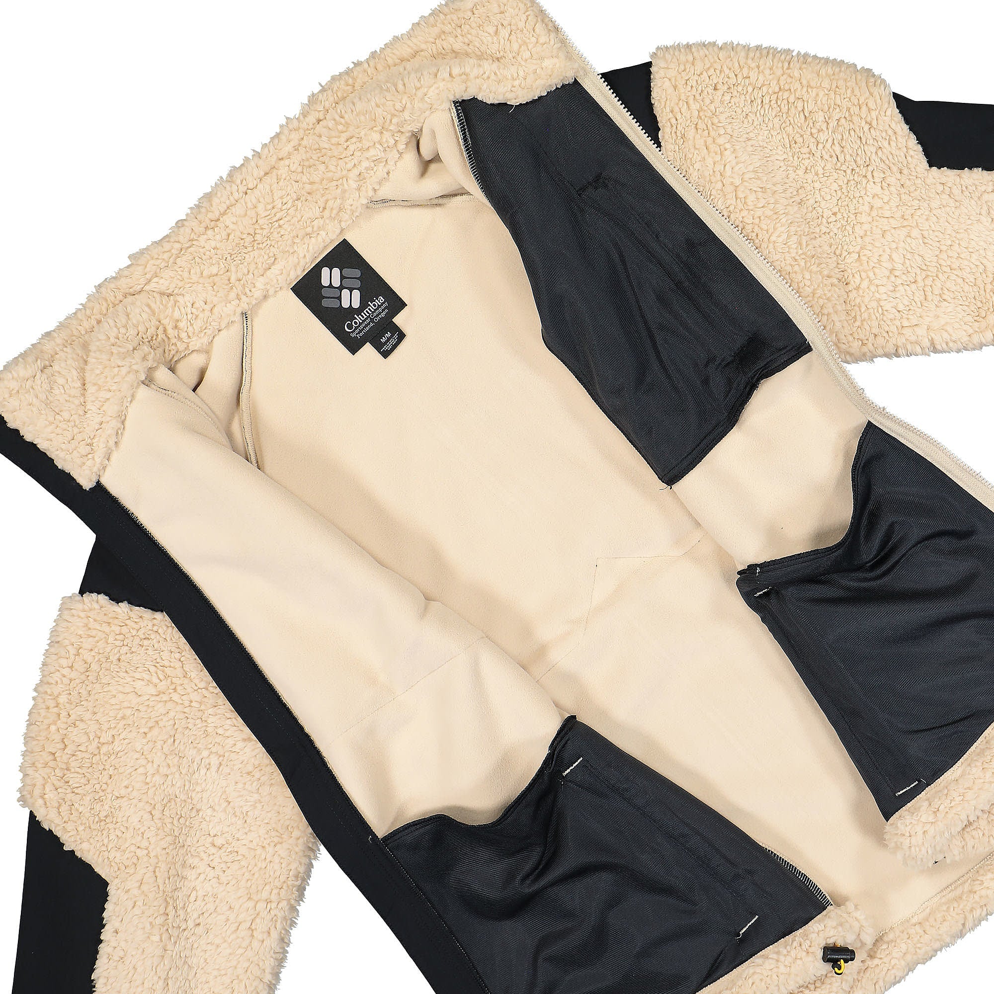 Columbia Ballistic Ridge Full Zip Fleece Ancient Fossil / Black Fleece Jackets Detail view 1 | Overkill
