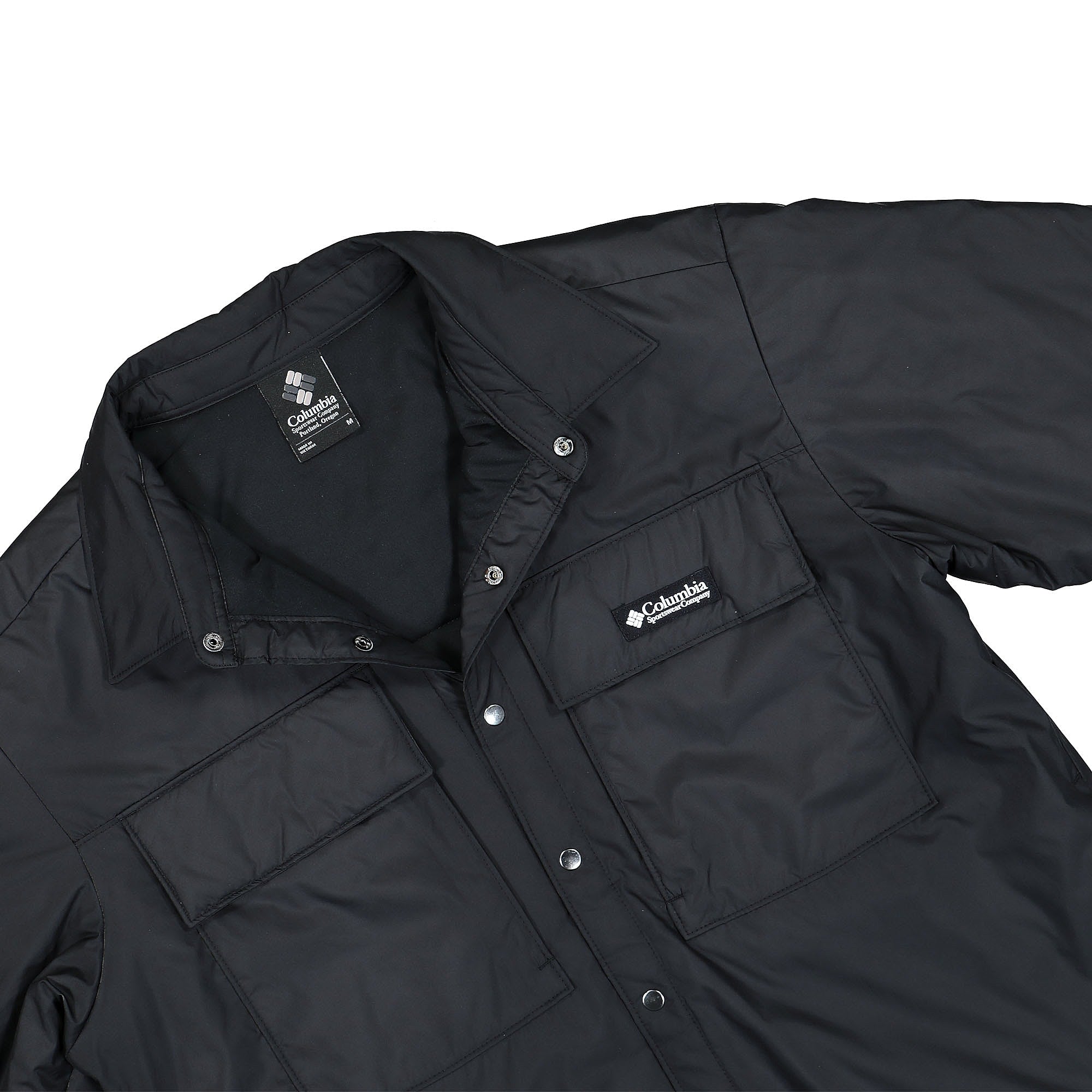 Columbia Ballistic Ridge Shirt Jacket Black Shirts Close-up | Overkill