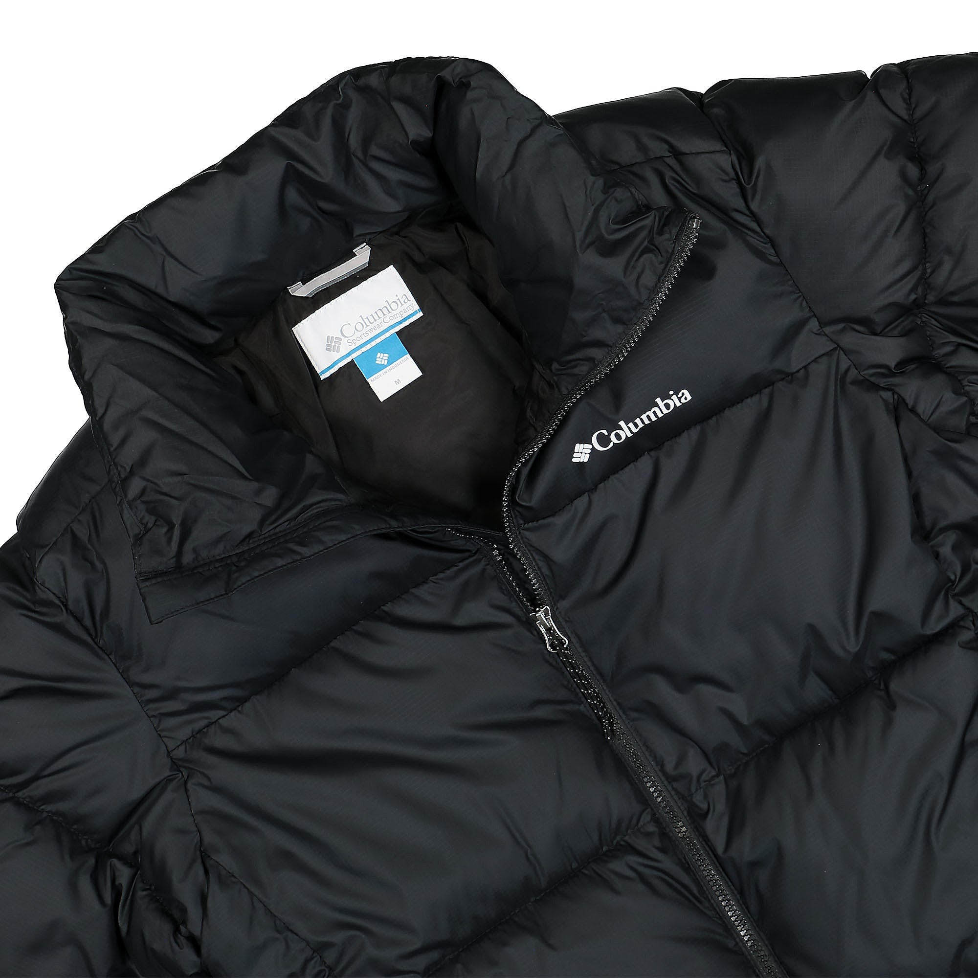 Columbia Puffect II Jacket Black Puffer Jackets Close-up | Overkill