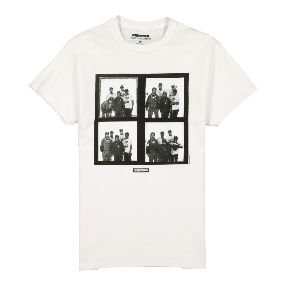 Neighborhood Image Club Limited x Neighborhood NHIX-2 Tee White T-Shirts 202USIXN-STM02S | Overkill