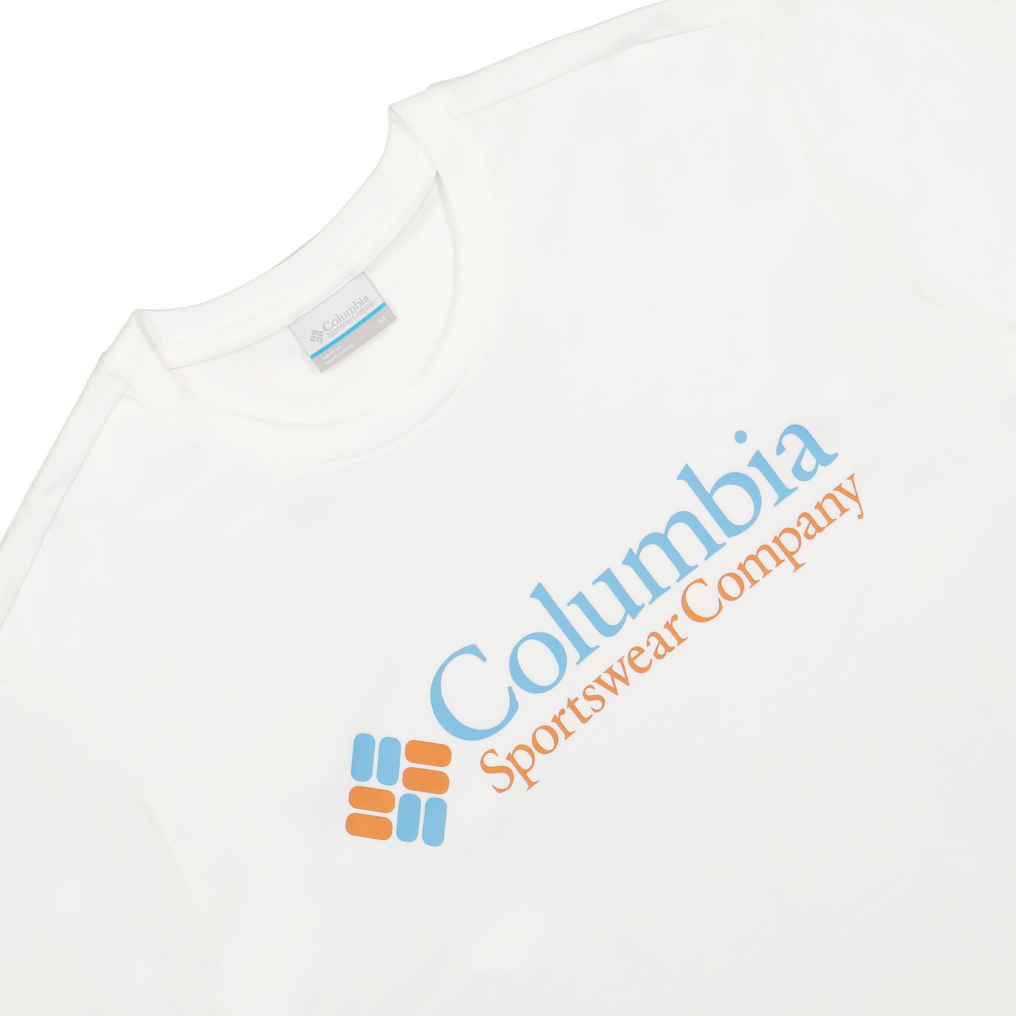 Columbia Deschutes Valley Graphic Tee White T-Shirts Close-up | Overkill
