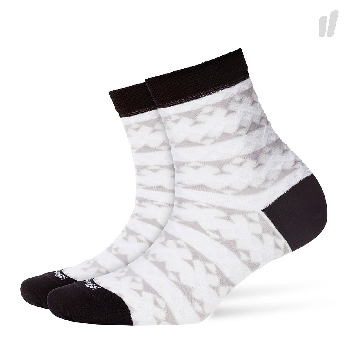 Burlington wmns transparent geo socks Black Socks 20397-3000 | Overkill