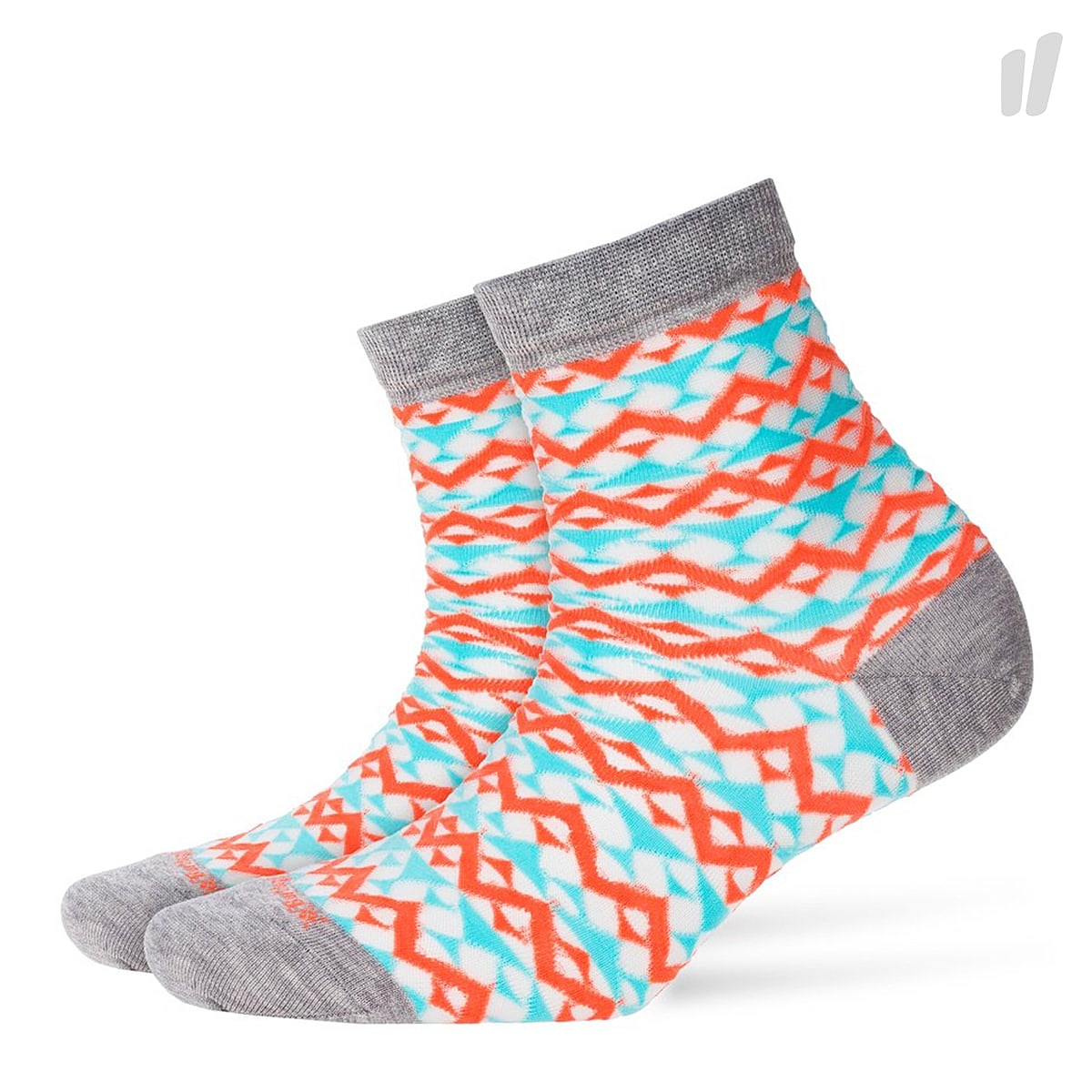 Burlington wmns transparent geo socks Cocrete Mel Socks 20397-3615 | Overkill