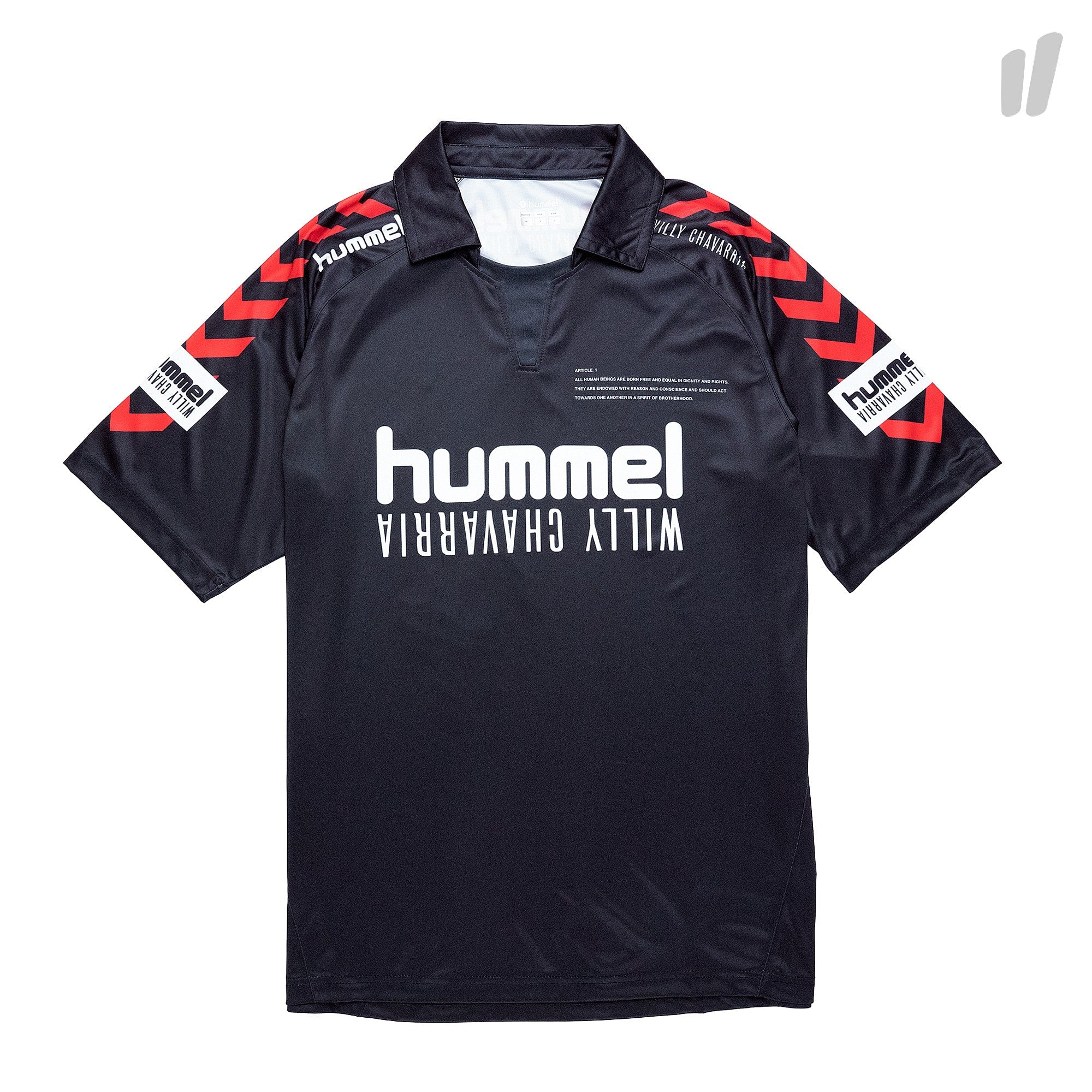 Hummel Willy Chavarria x Hummel Simonsen Jersey S/S Black T-Shirts 204-011-2001 | Overkill