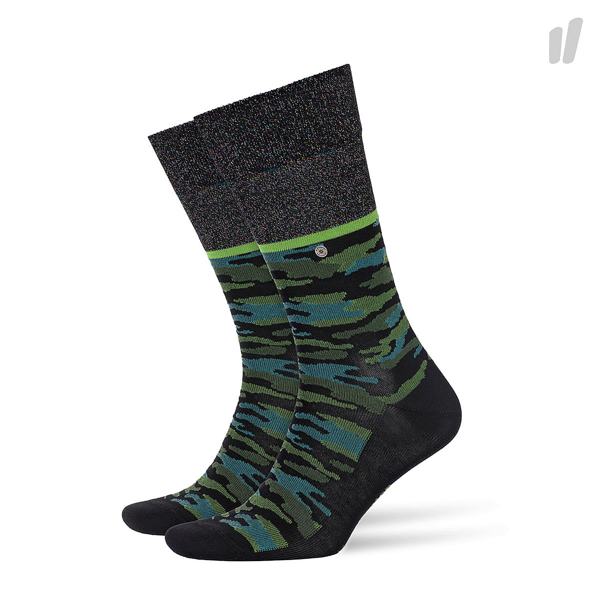 Burlington Glitter Camo Socks 20562-3001 Socks Red | Overkill