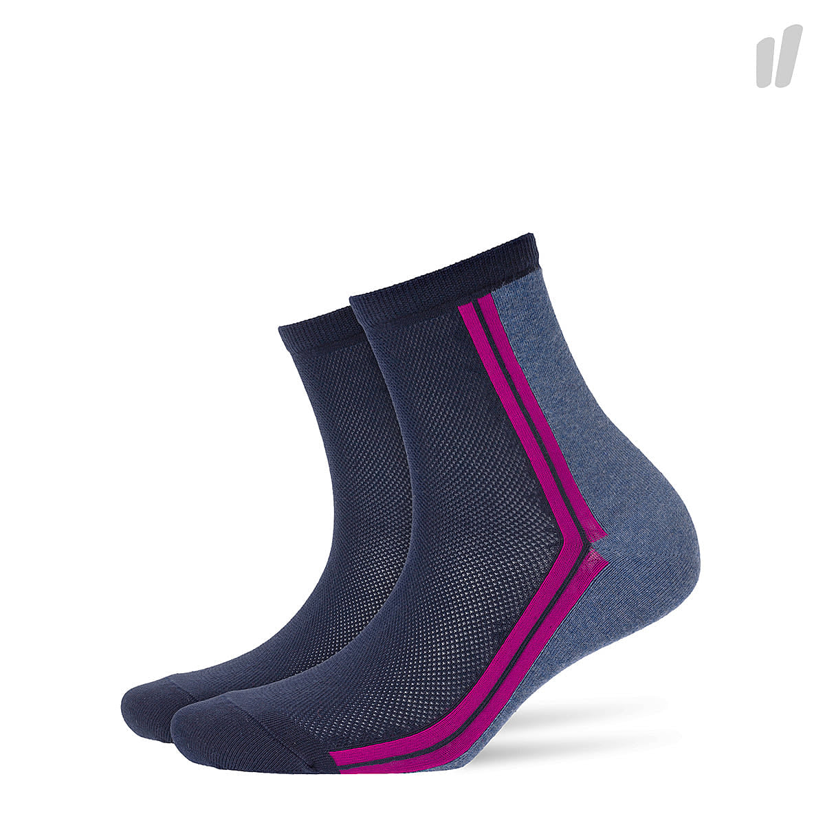 Burlington Wmns Sporty Net Socks Marine Socks 20631-6120 | Overkill