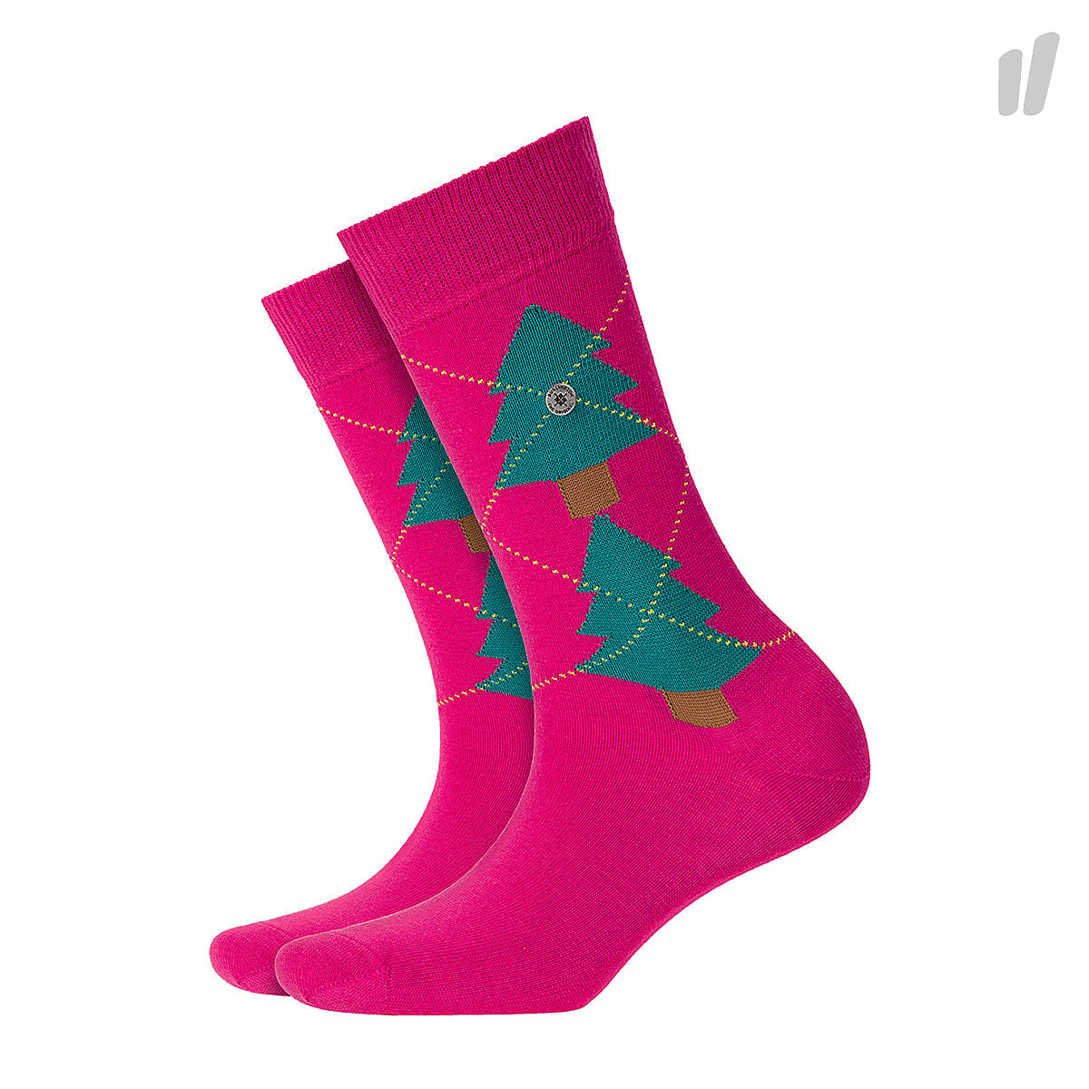 Burlington Wmns Tannenargyle Socks Pink Socks 20680-8550 | Overkill