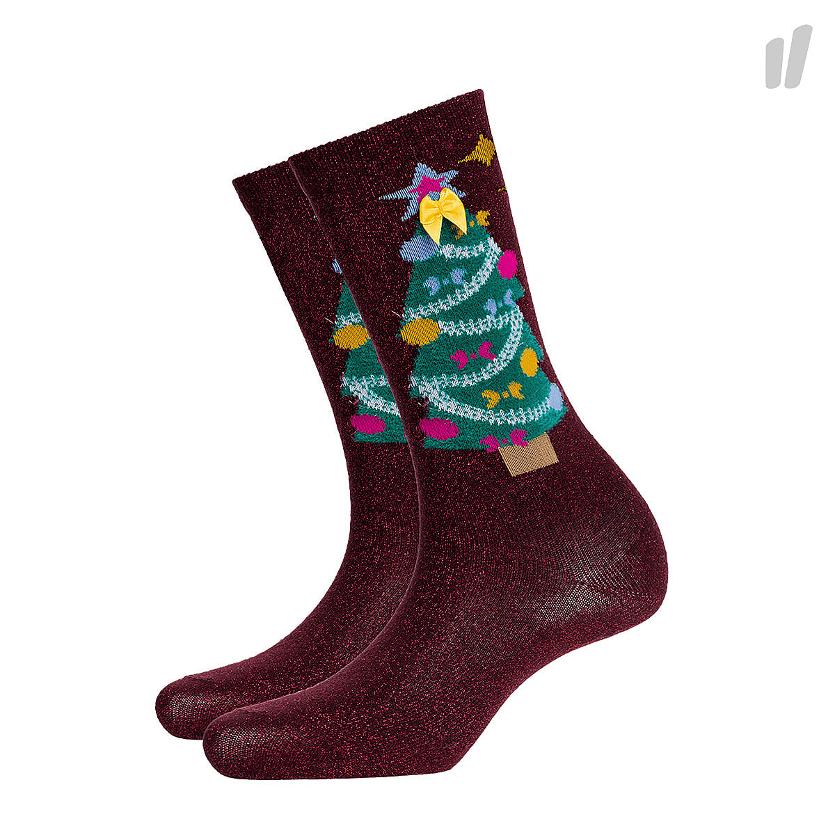 Burlington Wmns Ugly Christmas Socks Red Socks 20686-8370 | Overkill