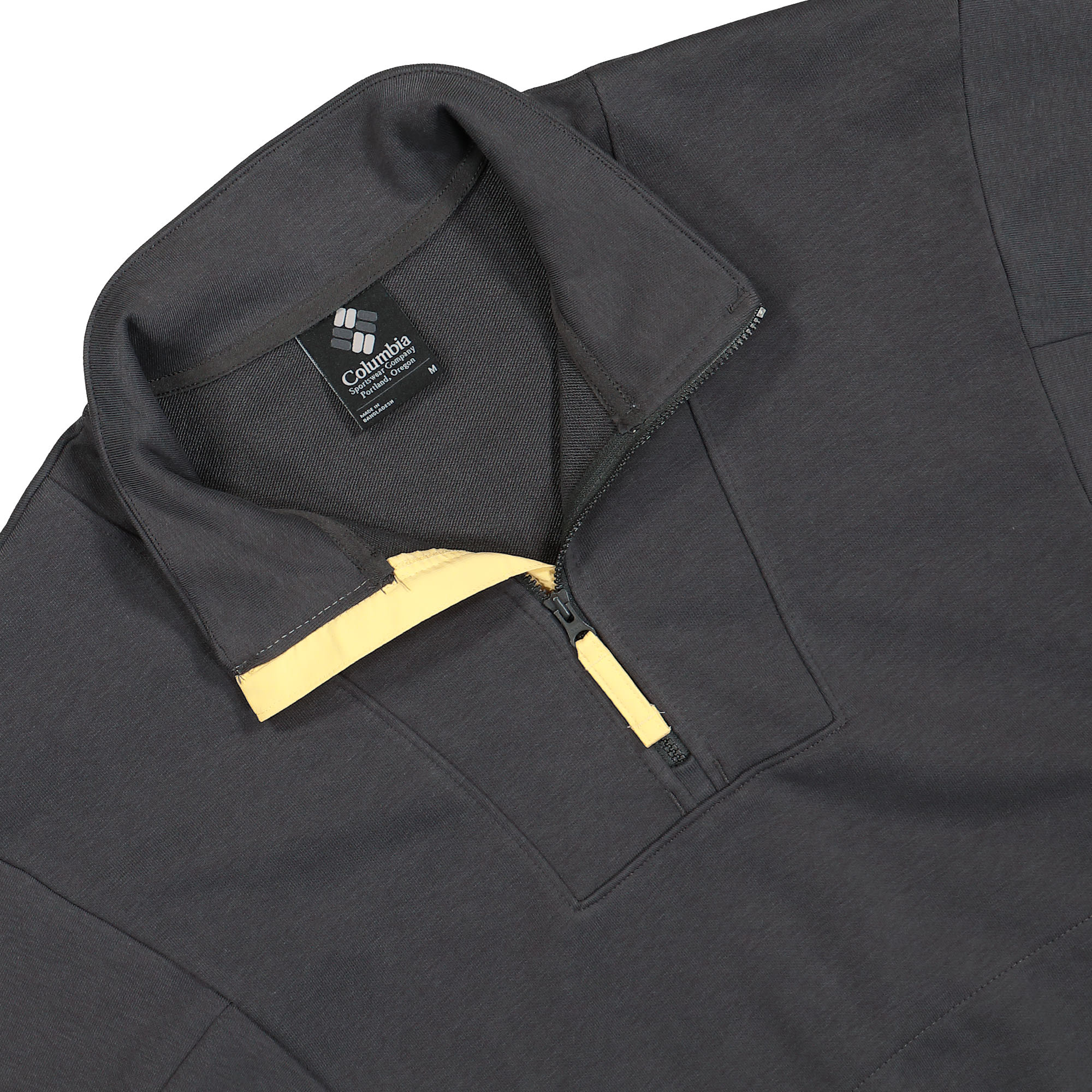 Columbia Painted Peak Fleece 1/4 Zip Shark Sweatshirts Close-up | Overkill
