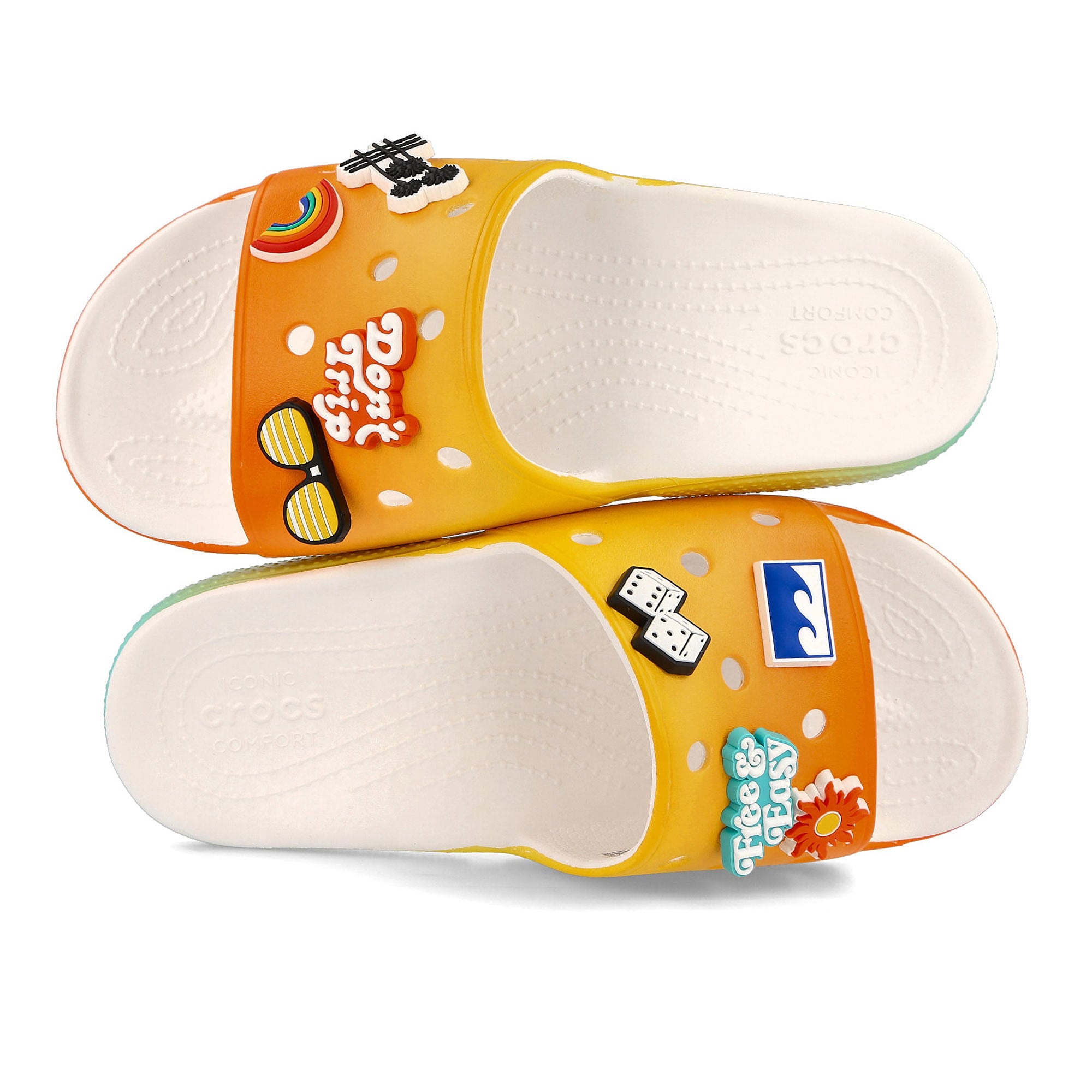 Crocs Free & Easy x Crocs Classic Slide Multicolor Slides, Sandals & Slippers 207672-90H | Overkill