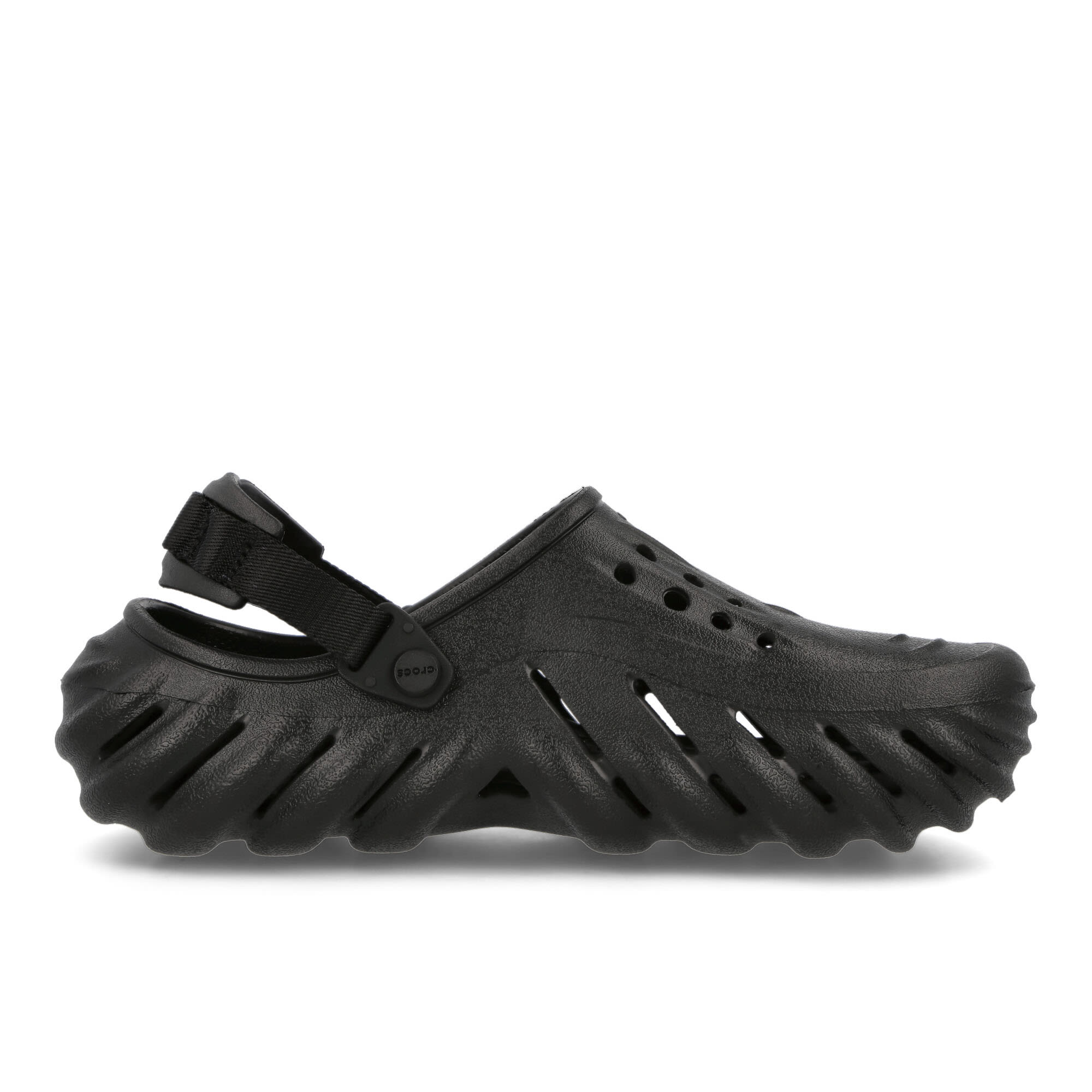 Crocs Echo Clog Black Slides, Sandals & Slippers Silhouette | Overkill