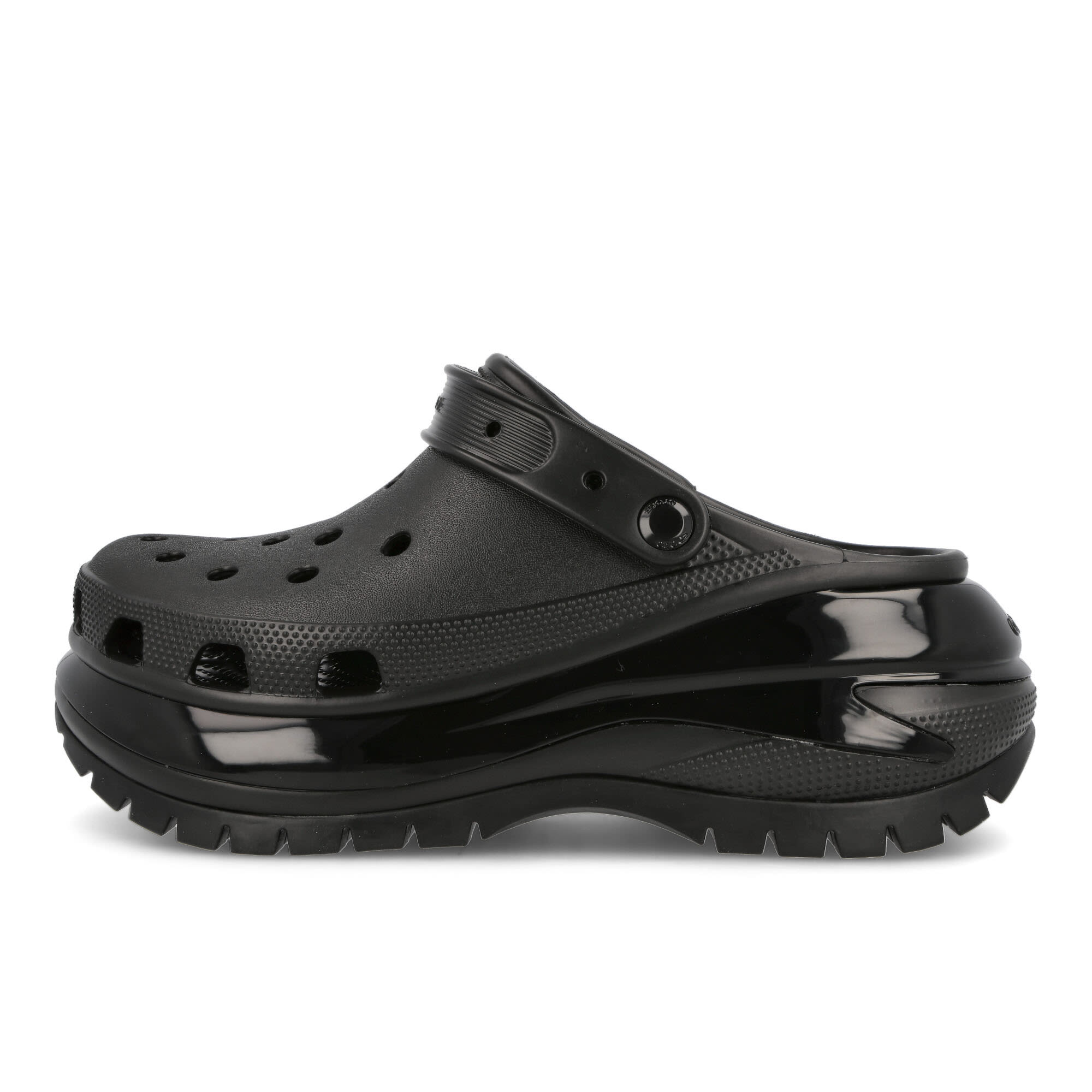 Crocs Classic Mega Crush Clog Black Slides, Sandals & Slippers 207988-001 | Overkill