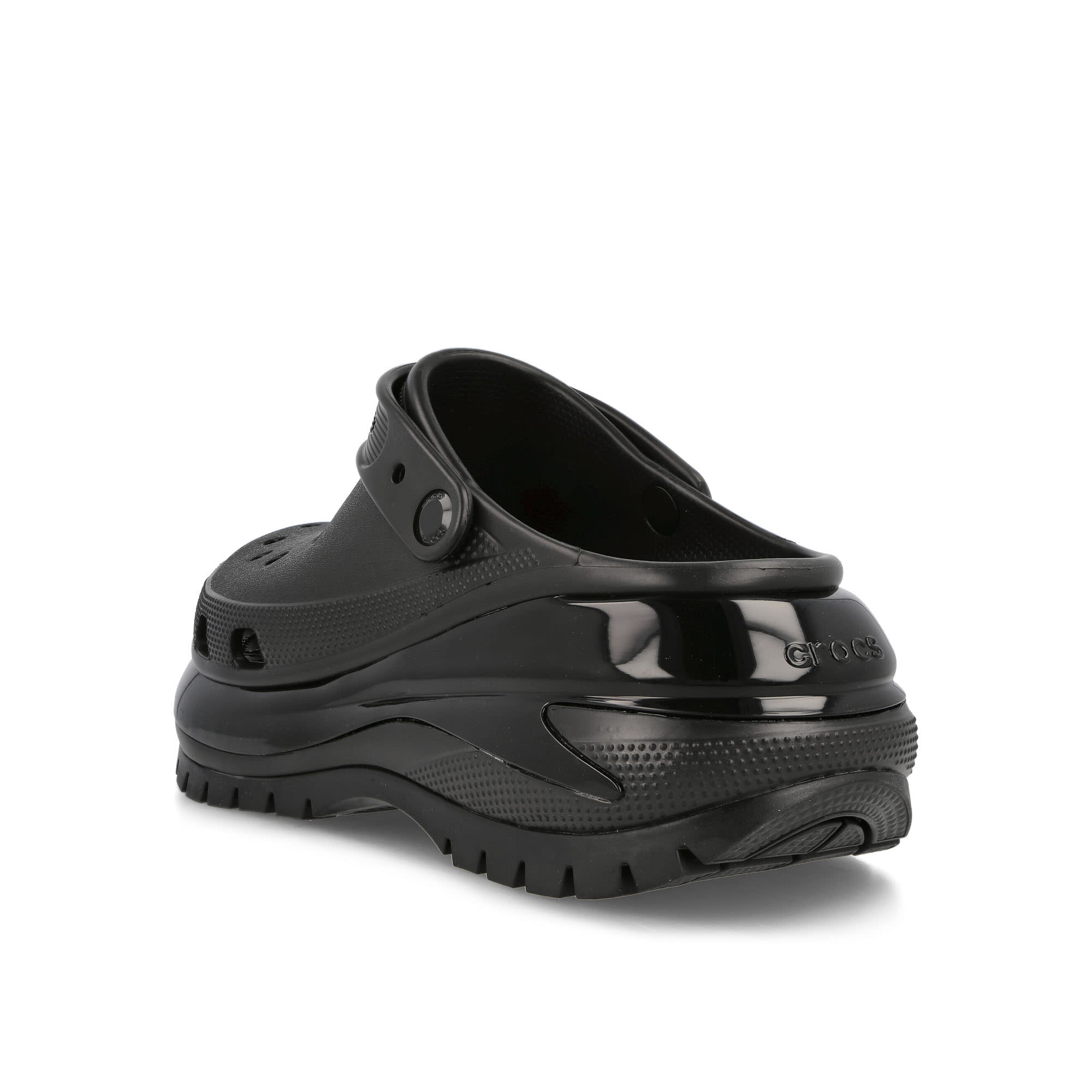 Crocs Classic Mega Crush Clog Black Slides, Sandals & Slippers Material | Overkill