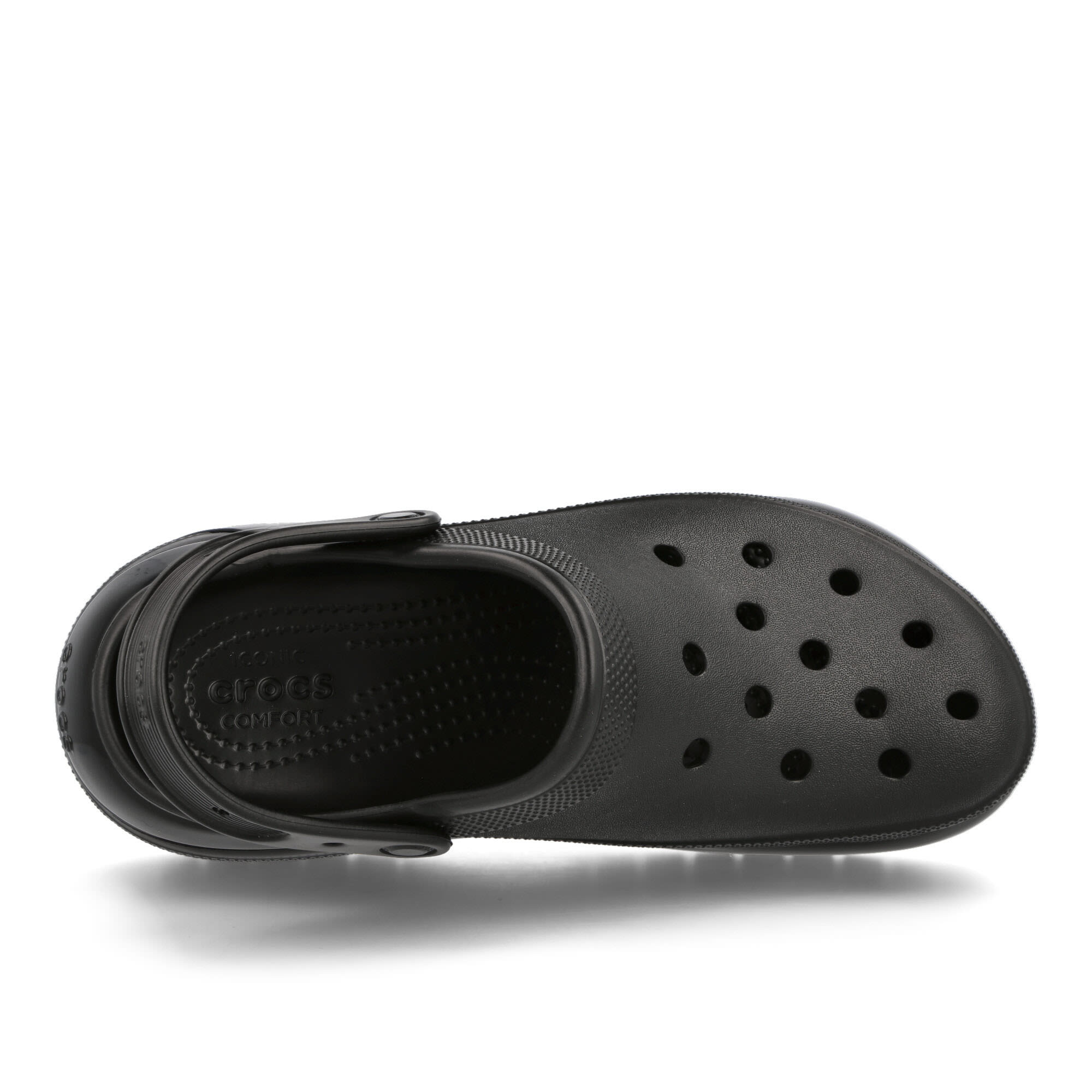 Crocs Classic Mega Crush Clog Black Slides, Sandals & Slippers Detailfoto | Overkill