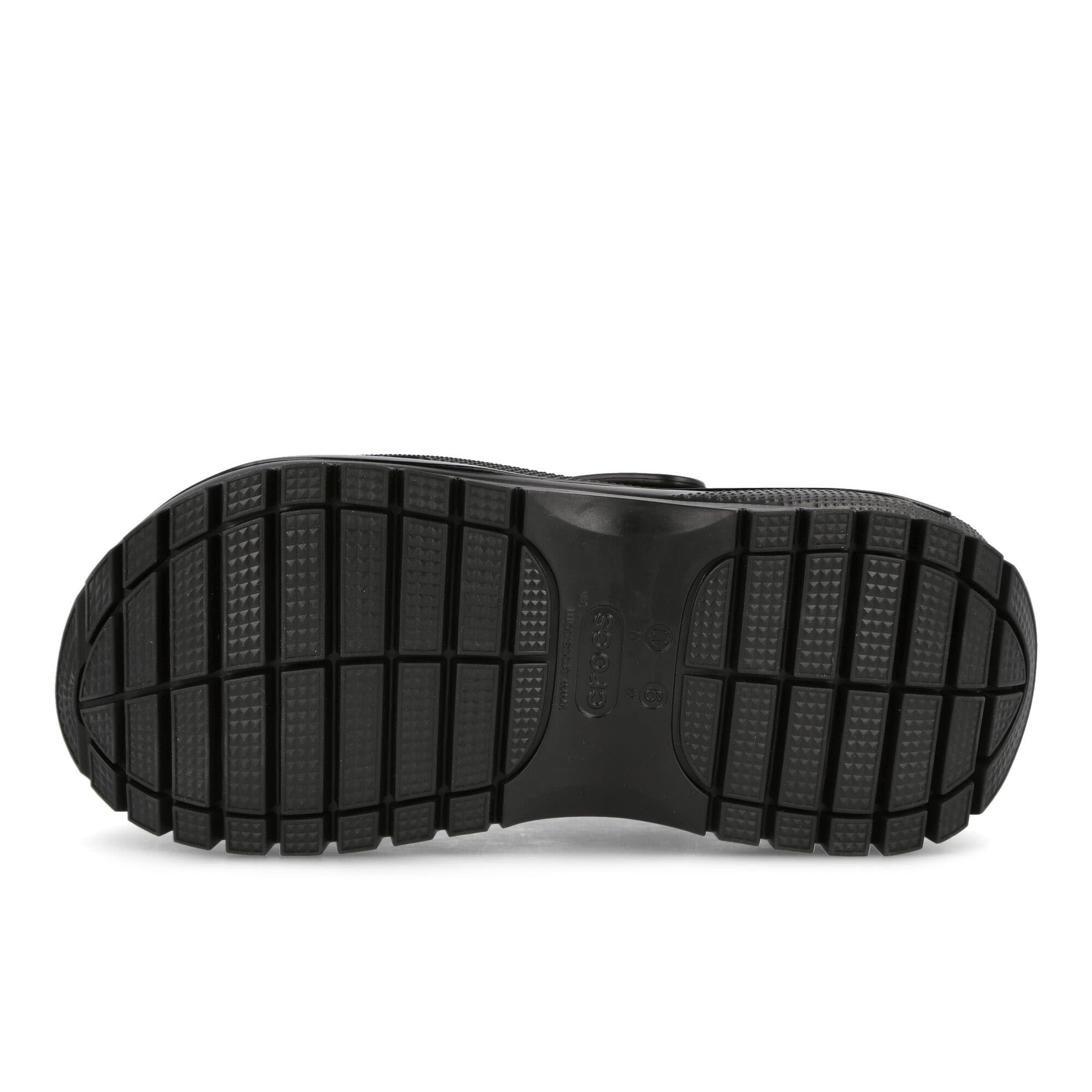 Crocs Classic Mega Crush Clog Black Slides, Sandals & Slippers Detail View 1 | Overkill