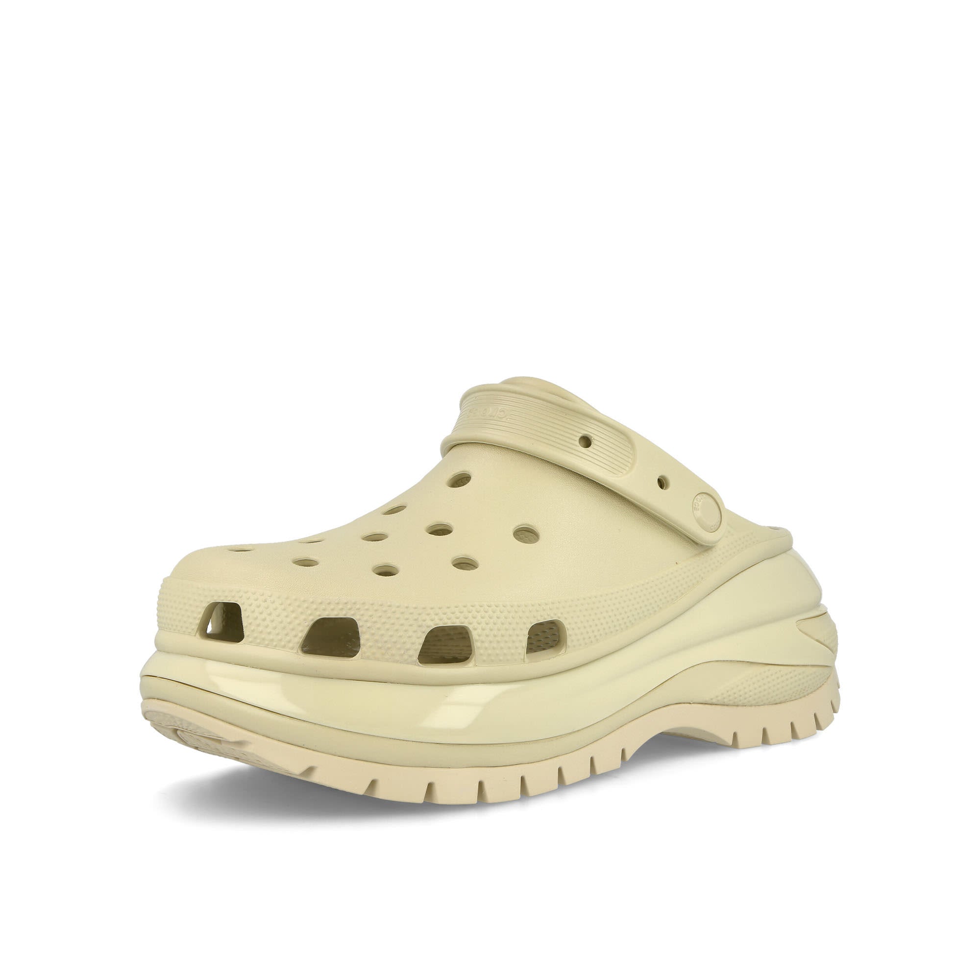 Crocs Classic Mega Crush Clog Bone Slides, Sandals & Slippers Close Up | Overkill