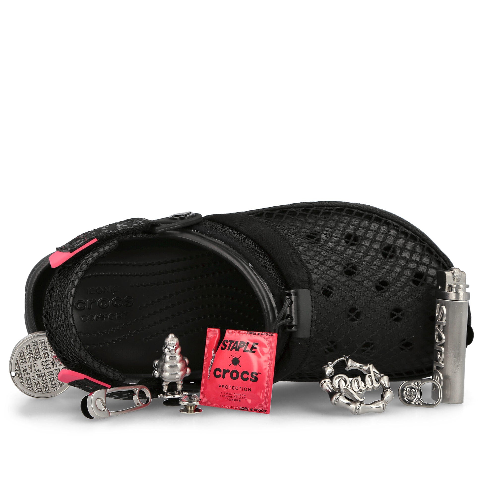 Crocs Staple x Crocs Homing Pigeon All Terrain Clog Black Slides, Sandals & Slippers Detail View 1 | Overkill