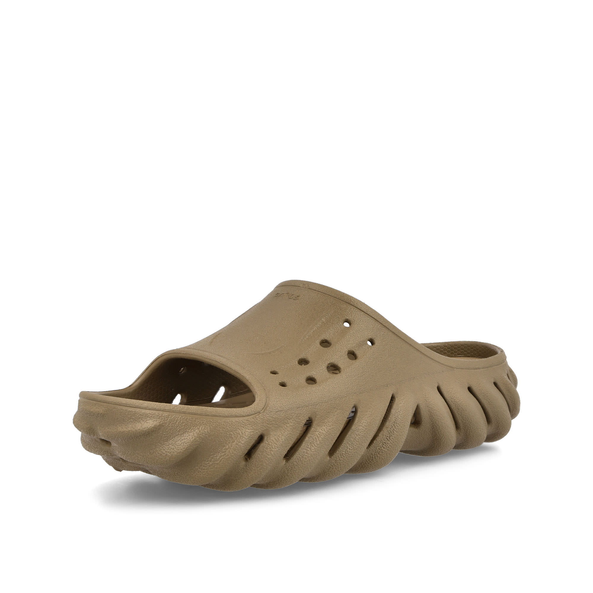 Crocs Echo Slide Tumbleweed Slides, Sandals & Slippers Close Up | Overkill