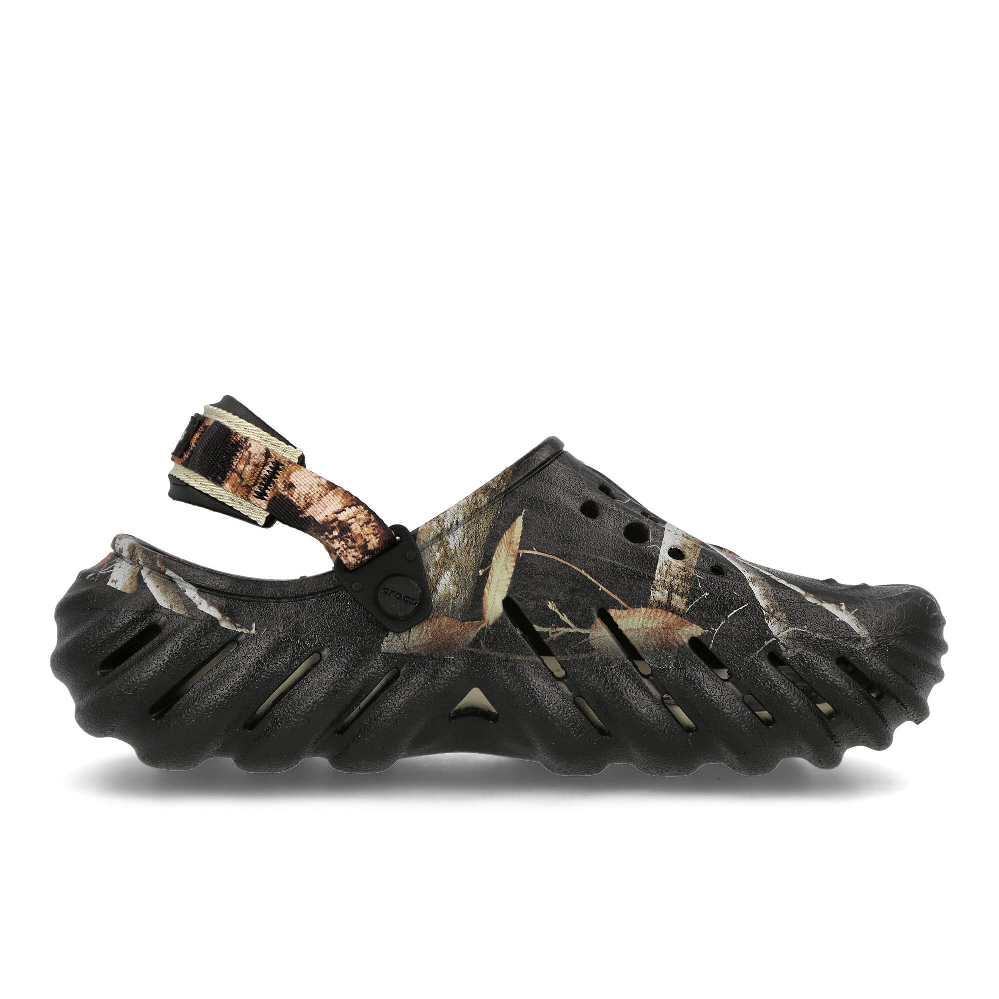 Crocs Echo Clog Realtree Edge Black Slides, Sandals & Slippers Silhouette | Overkill