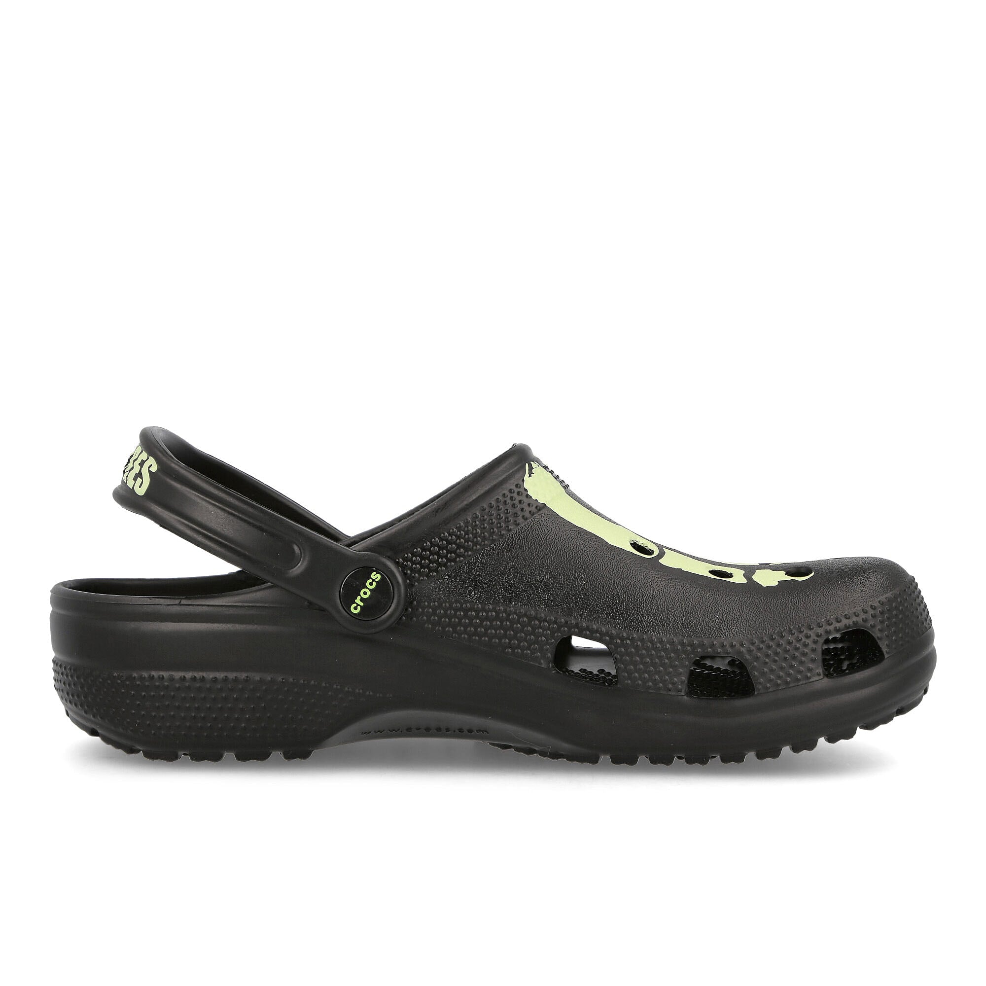 Crocs Pleasures x Crocs Classic Clog Black Slides, Sandals & Slippers Silhouette | Overkill