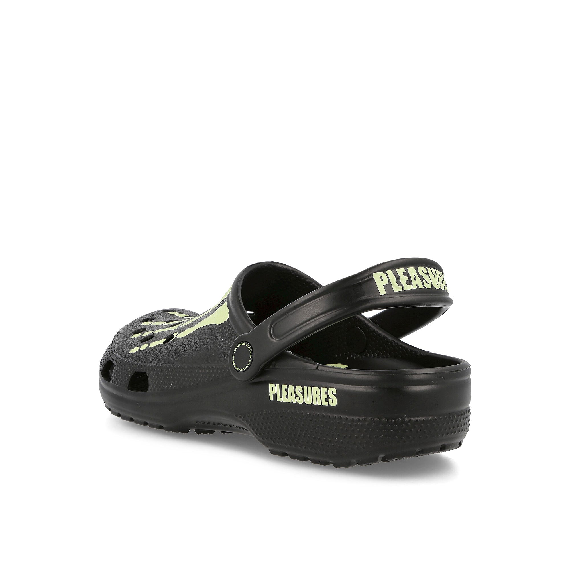 Crocs Pleasures x Crocs Classic Clog Black Slides, Sandals & Slippers Material | Overkill