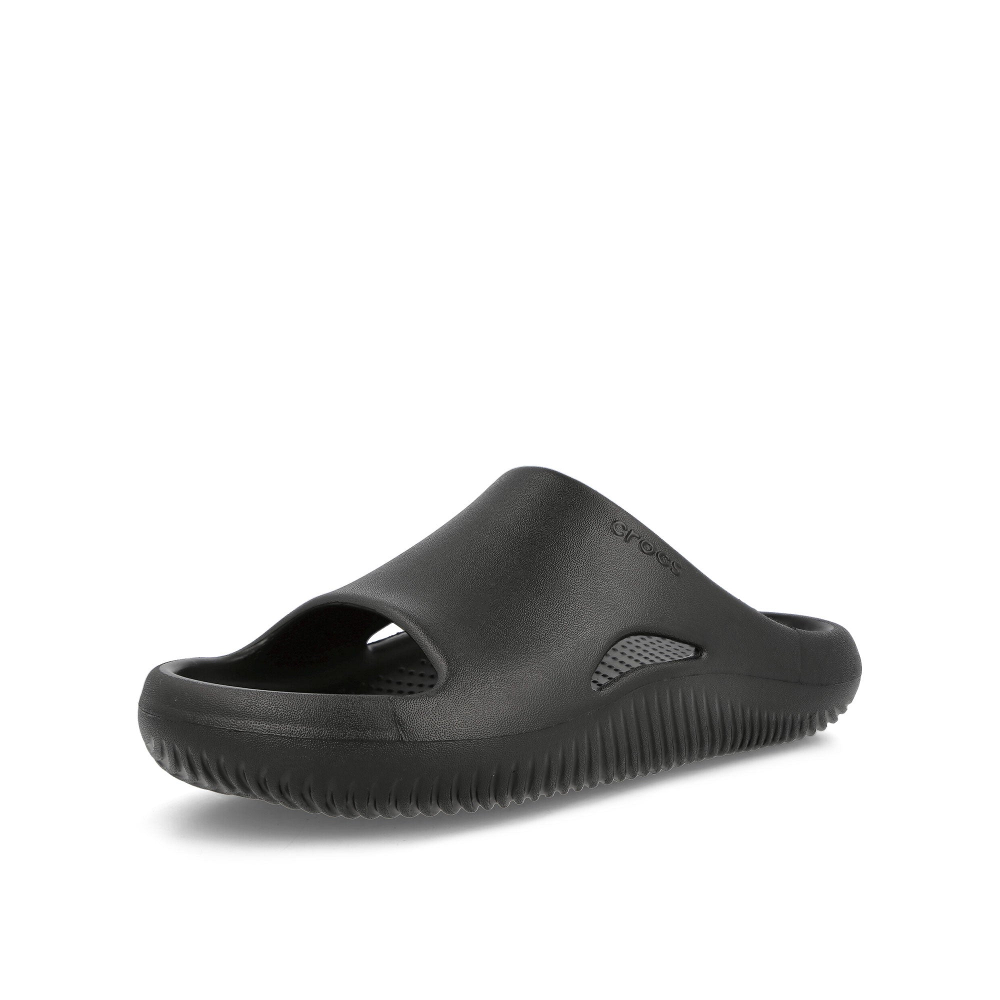 Crocs Mellow Slide Black Slides, Sandals & Slippers Close Up | Overkill