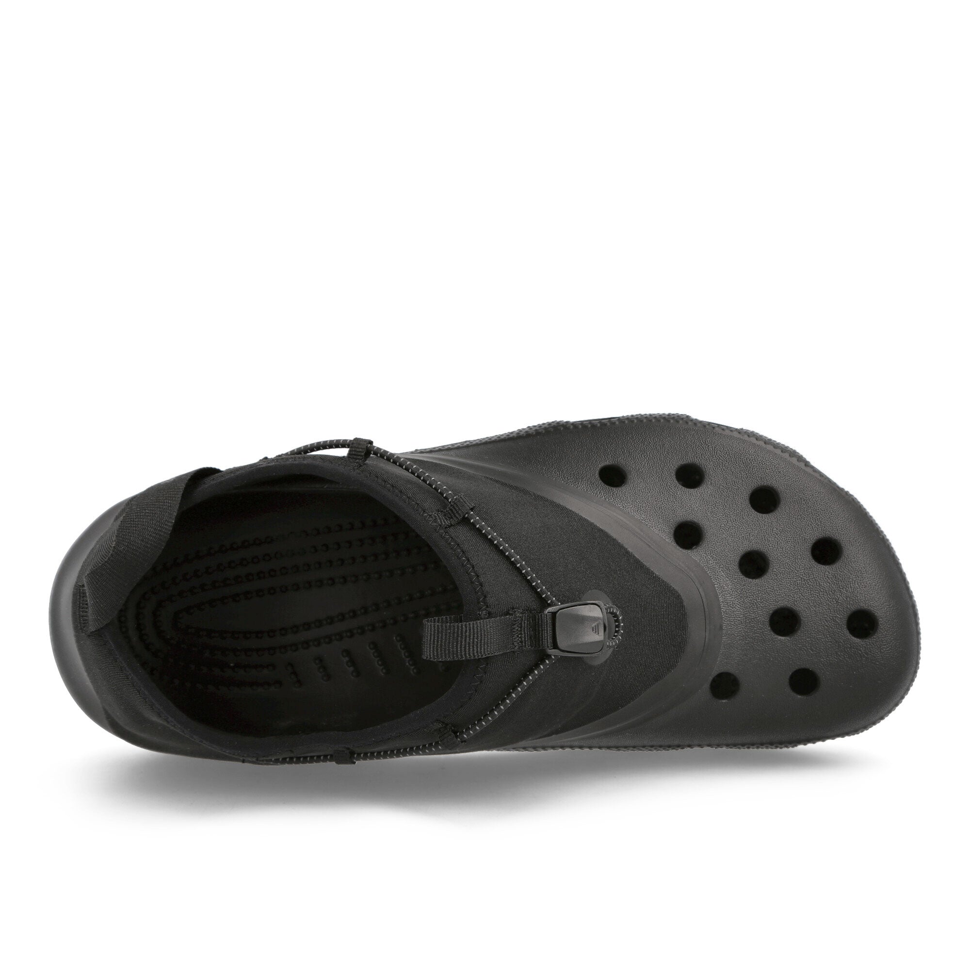 Crocs Satisfy x Crocs Classic Clog Black Slides, Sandals & Slippers Detail View 1 | Overkill