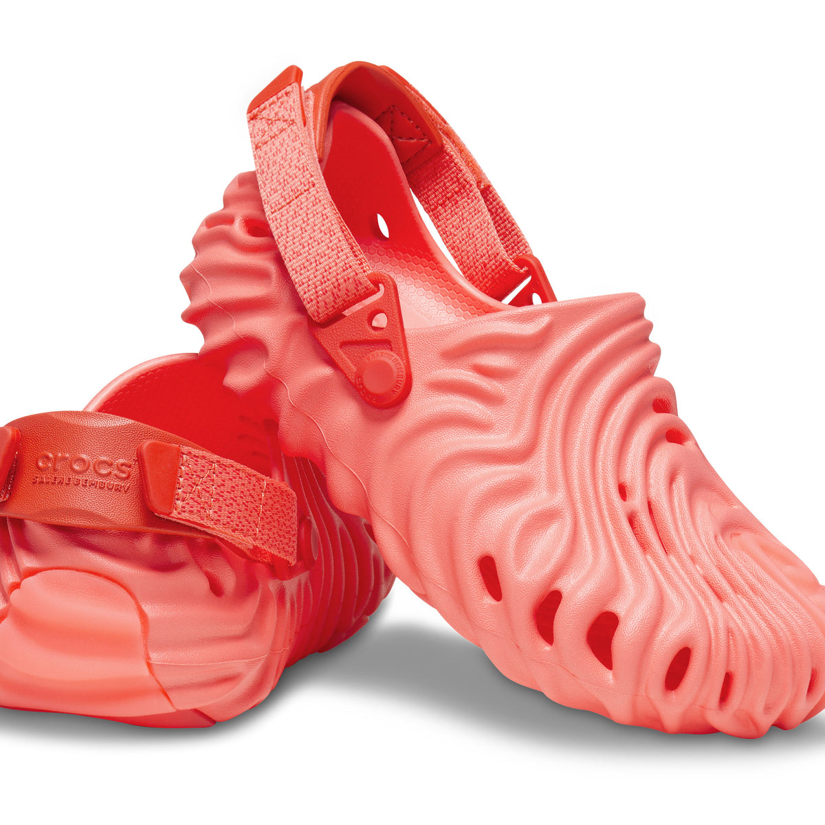 Crocs Salehe Bembury x Crocs The Pollex Clog Kids Begonia Sneakers Material | Overkill