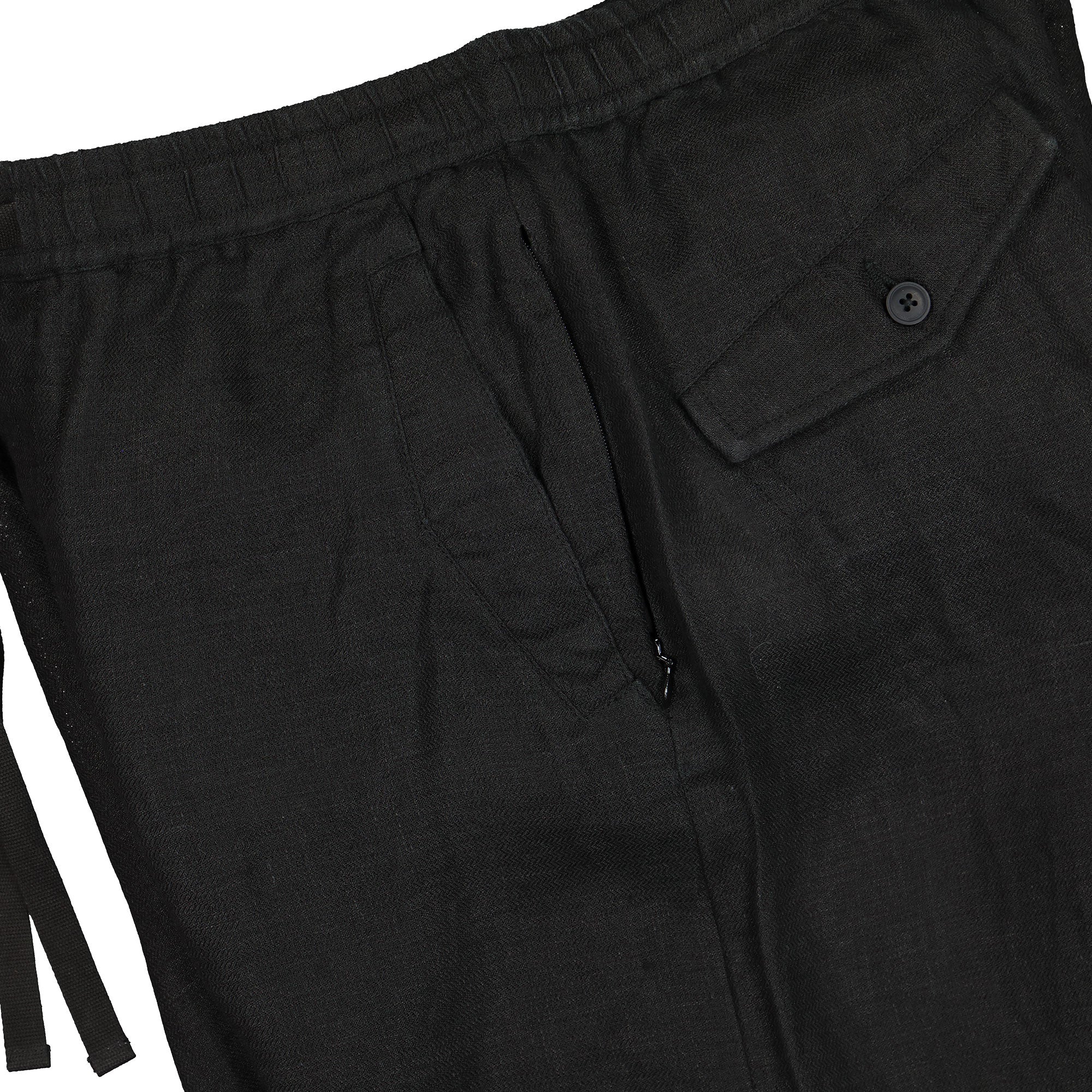 Maharishi Hill Loose Trackshorts Black Shorts 2087 Detail View 1 | Overkill