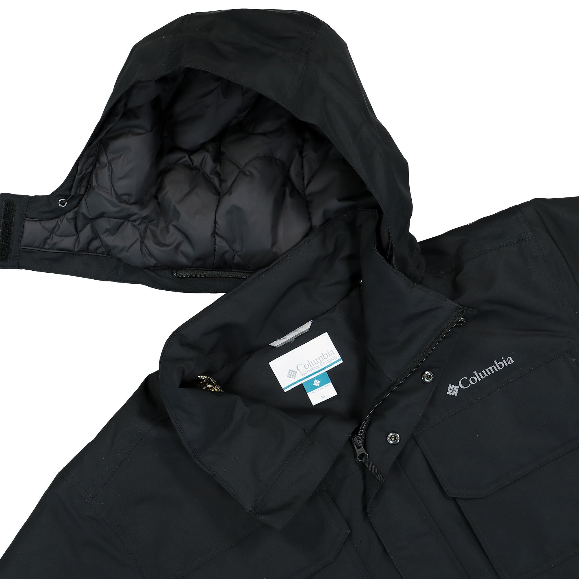 Columbia Landroamer II Parka Black Parkas Close-up | Overkill