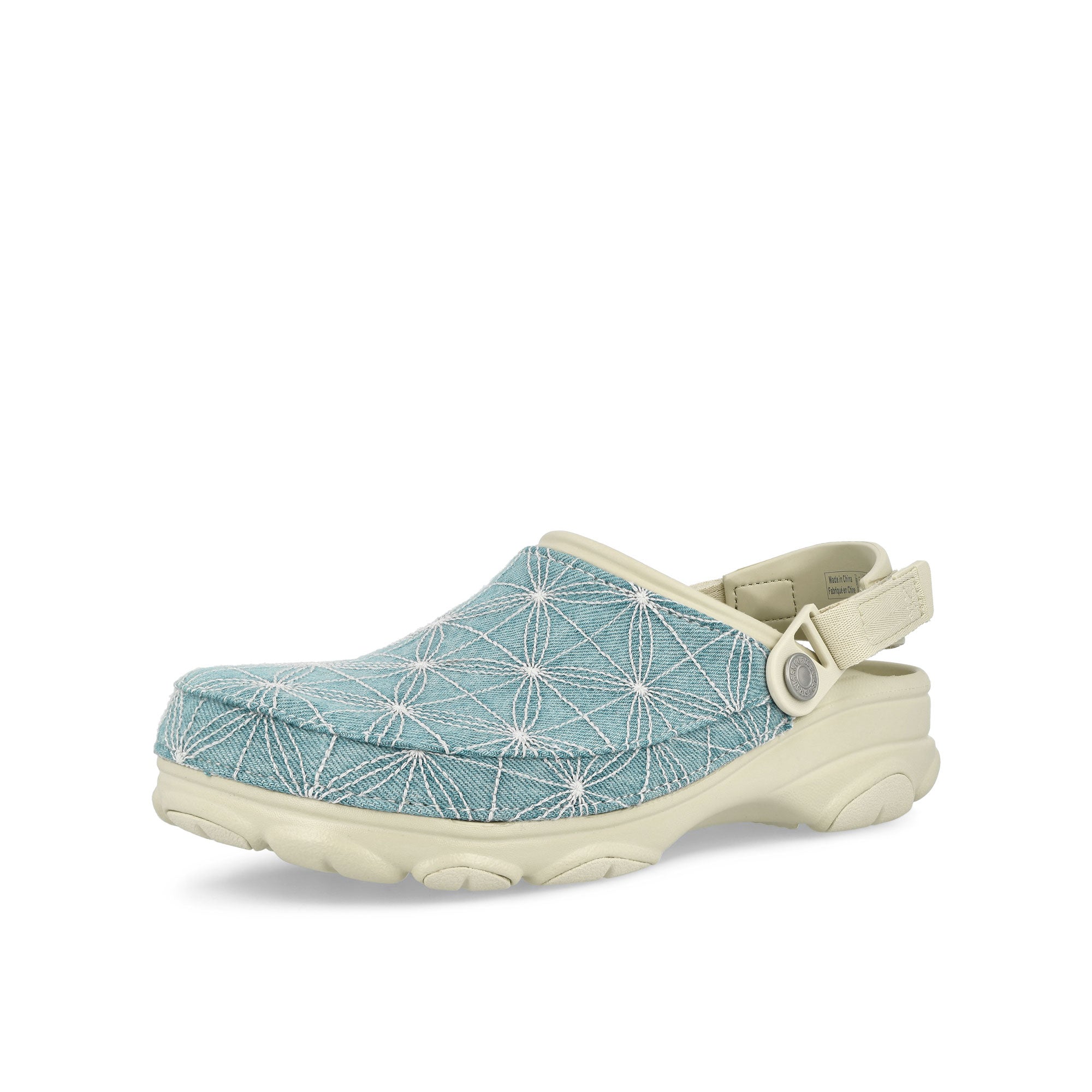 Crocs Levi's x Crocs All Terrain Clog Bone Slides, Sandals & Slippers Close Up | Overkill