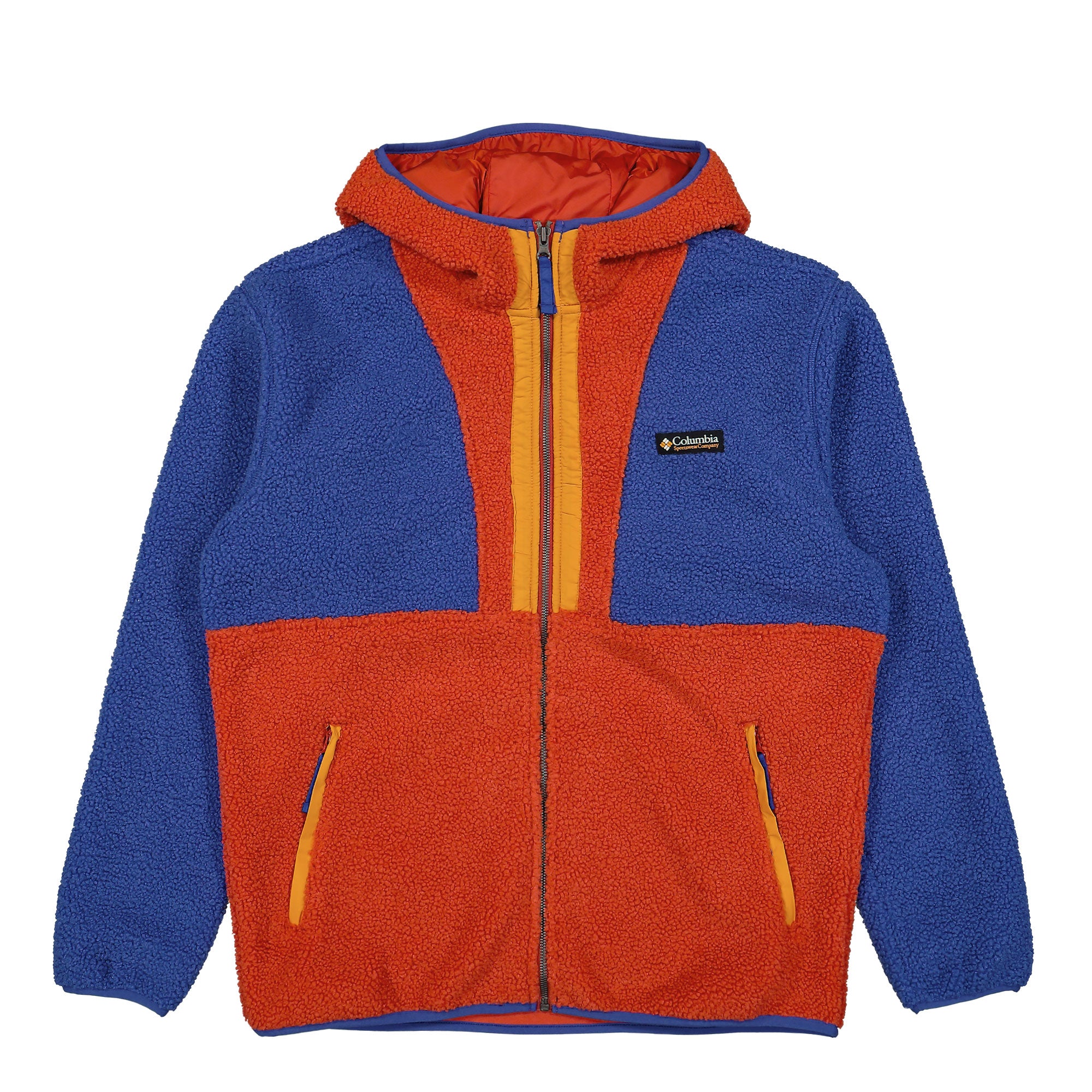 Columbia Backbowl II Remastered Full Zip Hoodie Clematis Blue, Sail Red Fleece Jackets 2090801516 | Overkill