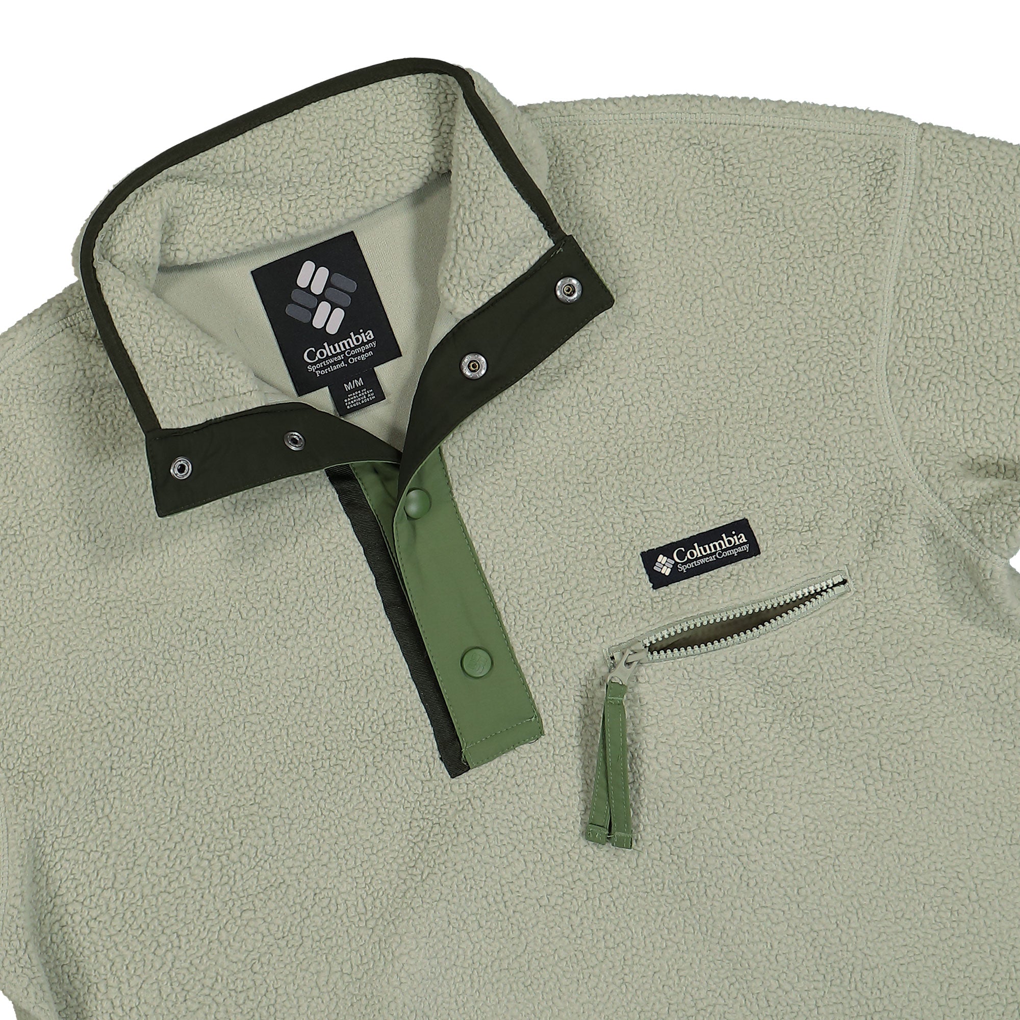 Columbia Helvetia II Half Snap Fleece Safari Sweatshirts Detailfoto | Overkill