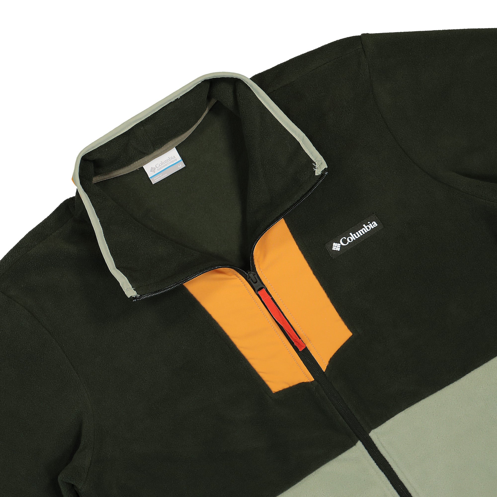 Columbia Sequoia Grove Full Zip Fleece Jacket Greenscape / Sun Fleece Jackets Close-up | Overkill