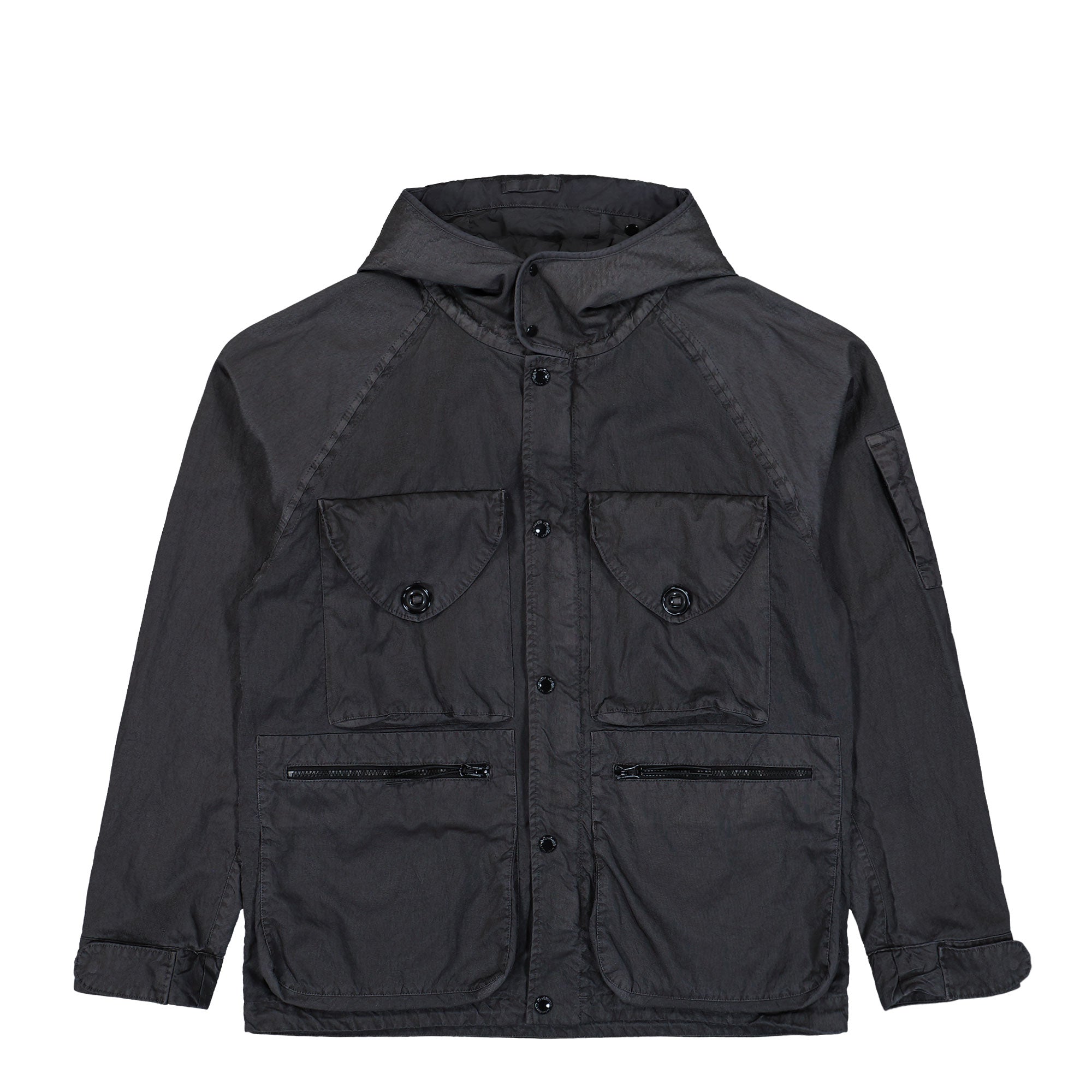 C.P. Company Panama-R Mixed Goggle Jacket Gunmetal Jackets 20CMOW072A-110540S 921 | Overkill