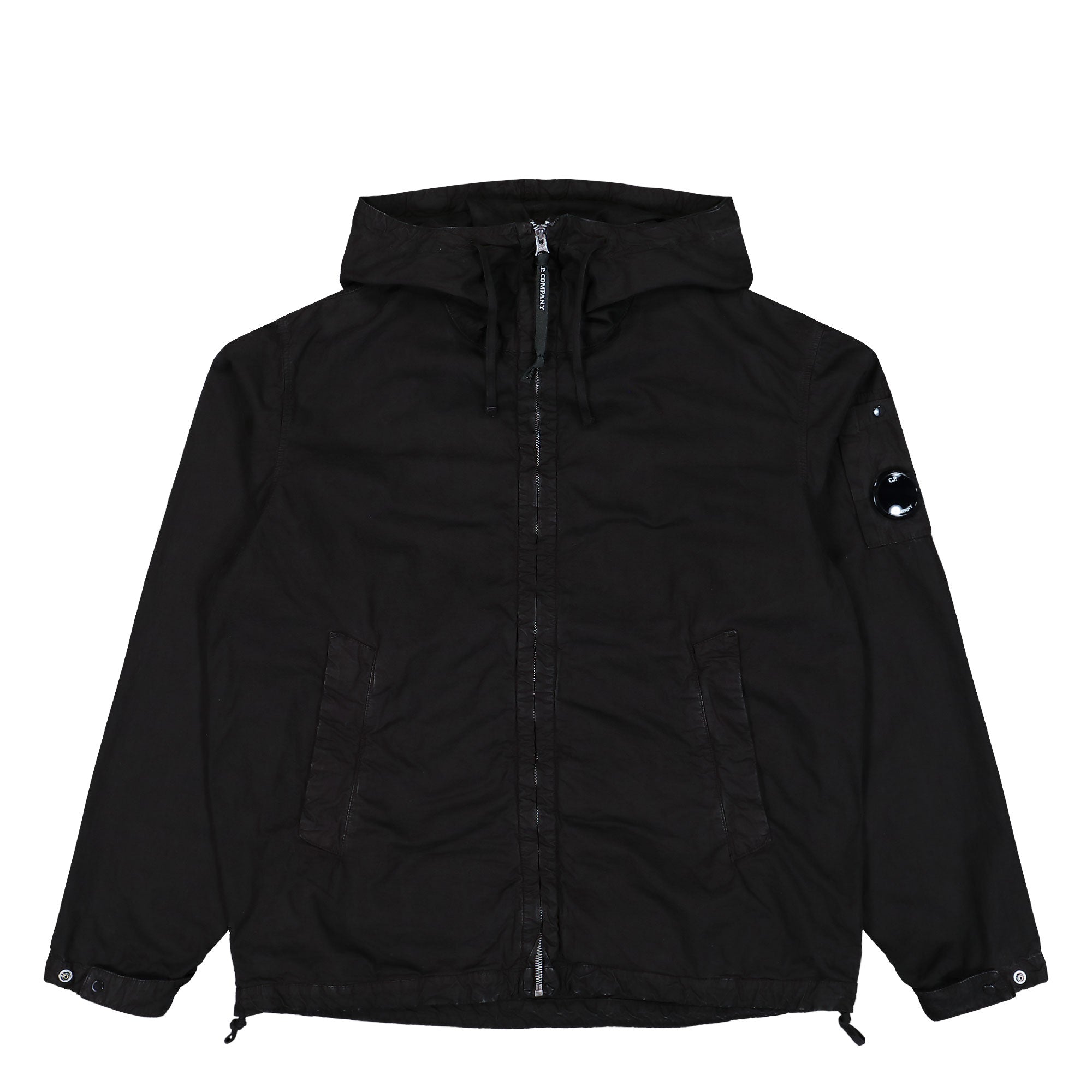 C.P. Company Micro-Reps Hooded Lens Jacket Black Jackets 20CMOW075A-110324G 999 | Overkill
