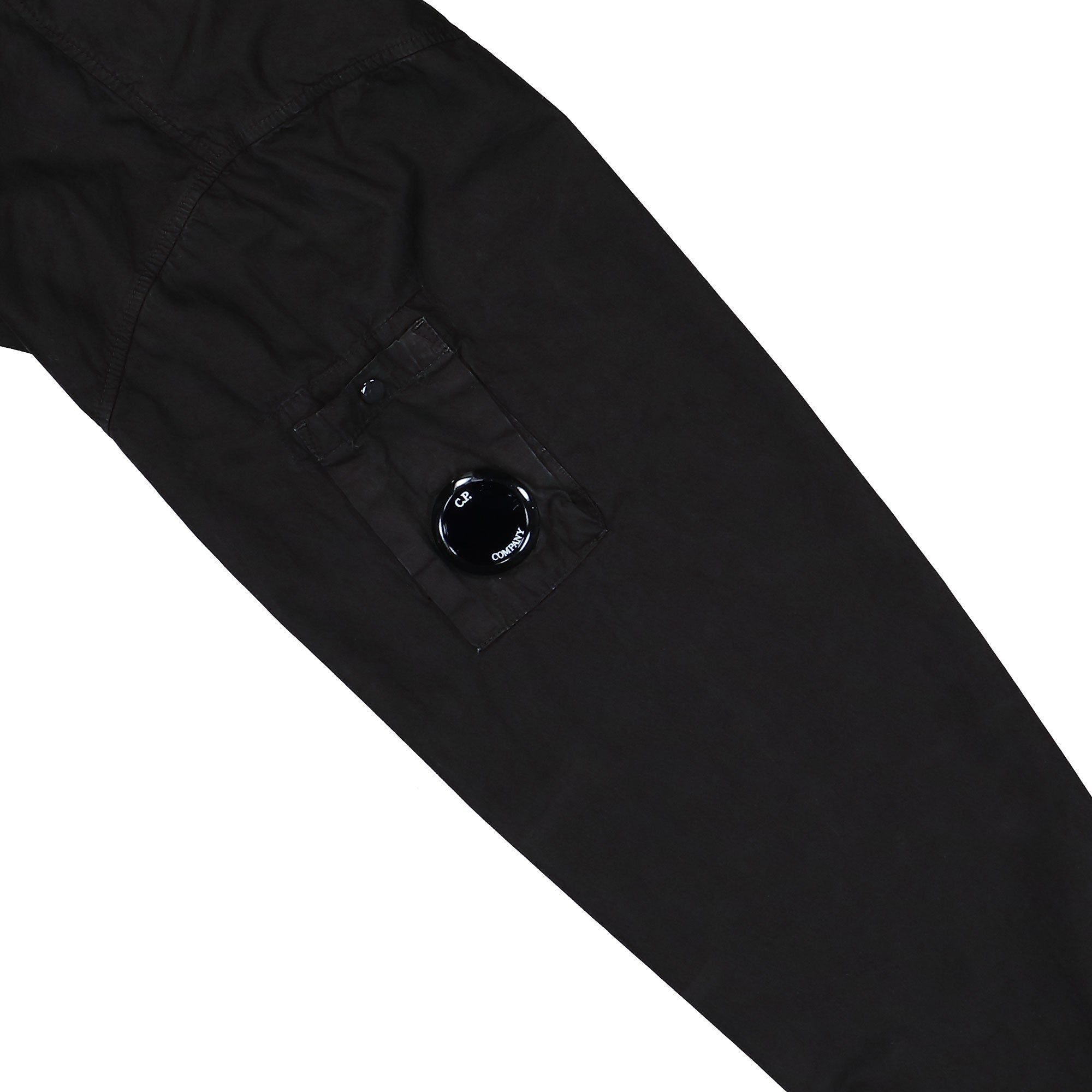 C.P. Company Micro-Reps Hooded Lens Jacket Black Jackets 20CMOW075A-110324G 999 Detail View 2 | Overkill