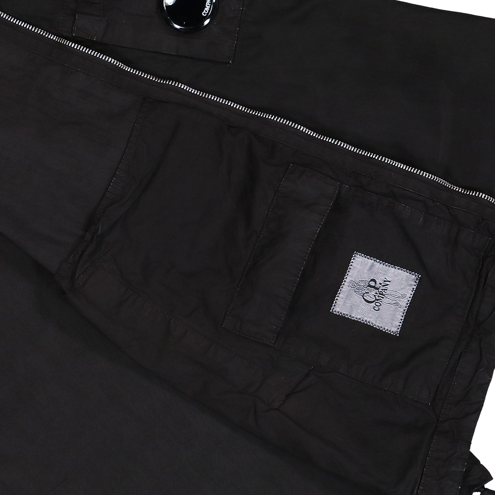 C.P. Company Micro-Reps Hooded Lens Jacket Black Jackets 20CMOW075A-110324G 999 Detail View 3 | Overkill