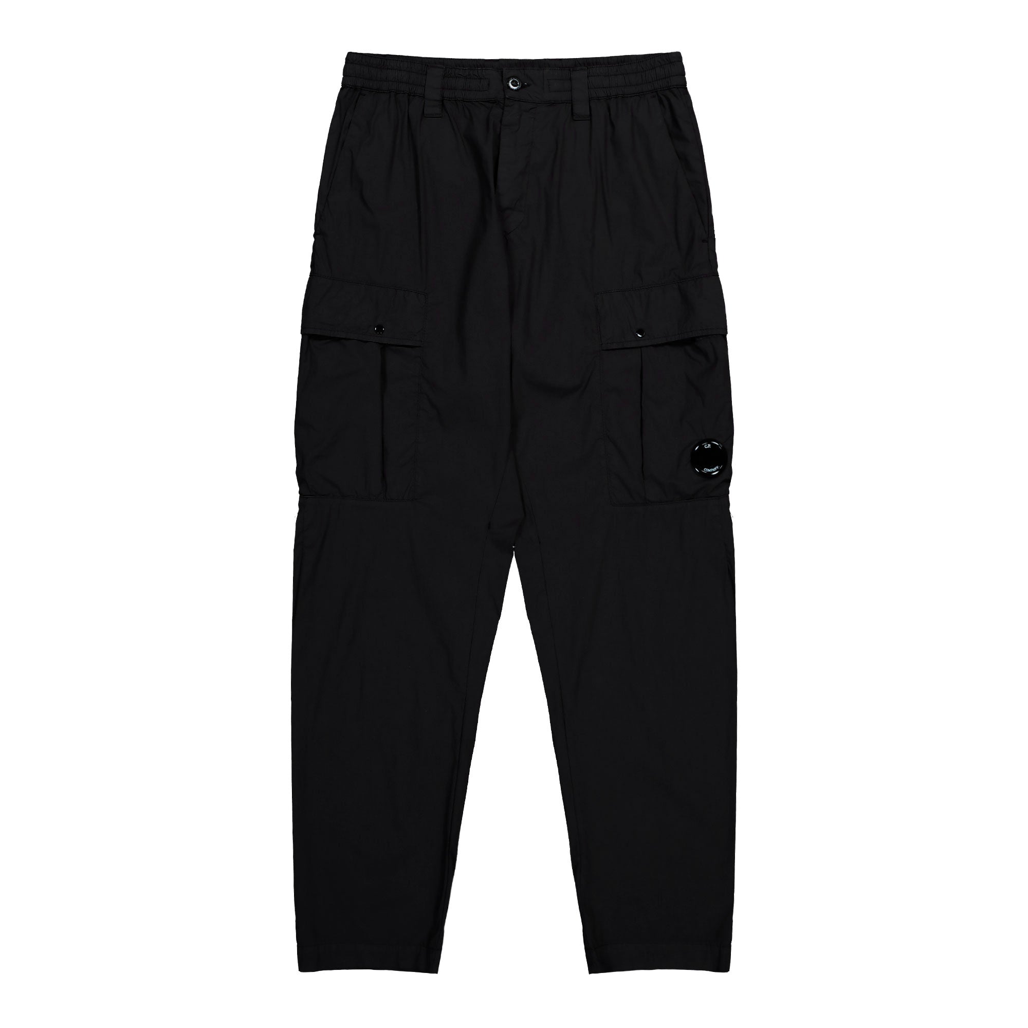 C.P. Company 50 Fili Stretch Lens Cargo Pants Black Cargo Pant 20CMPA255A-006439G 999 | Overkill