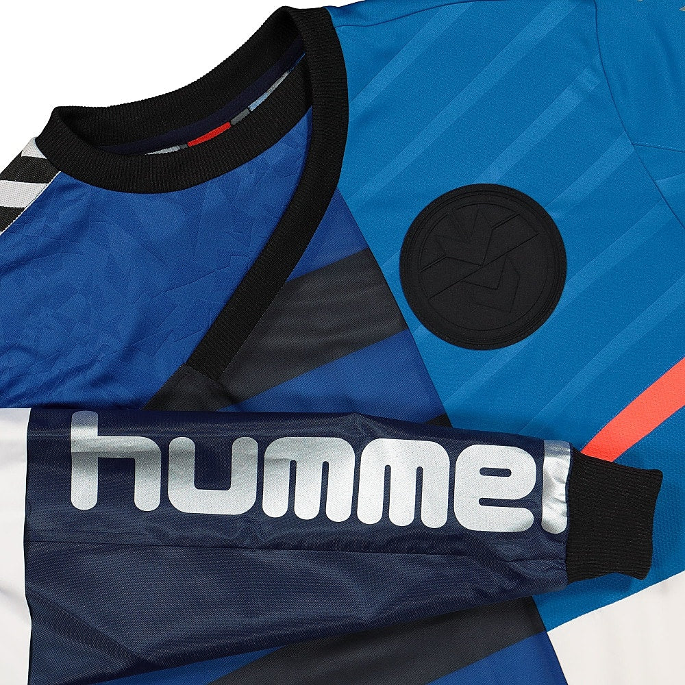 Hummel Astrid Andersen x Hummel Dennis Deadstock Sweatshirt Imperial Blue Sweatshirts Close-up | Overkill