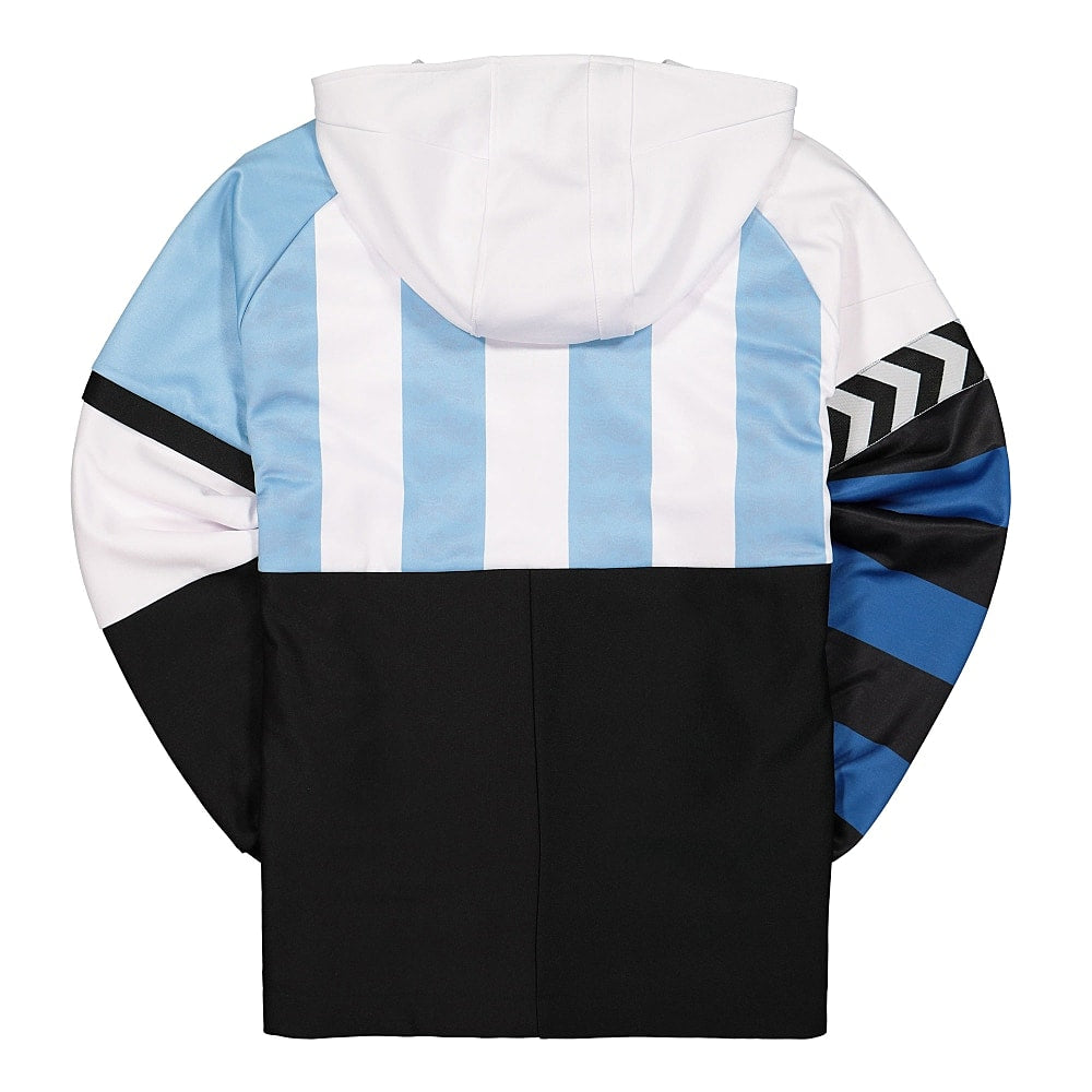 Hummel Astrid Andersen x Hummel Mikkel Mixed Hoodie Argentina Blue Hoodies Material | Overkill
