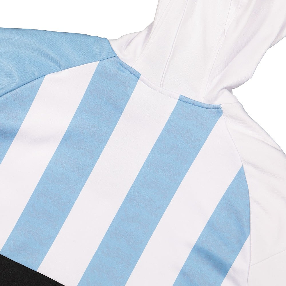 Hummel Astrid Andersen x Hummel Mikkel Mixed Hoodie Argentina Blue Hoodies Detailfoto | Overkill