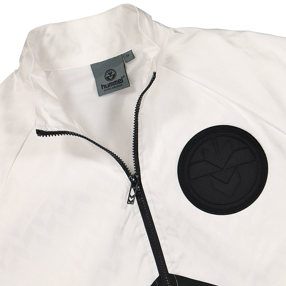Hummel Astrid Andersen x Hummel Niels Newstock Zip Jacket Bright White Track Jackets Close-up | Overkill