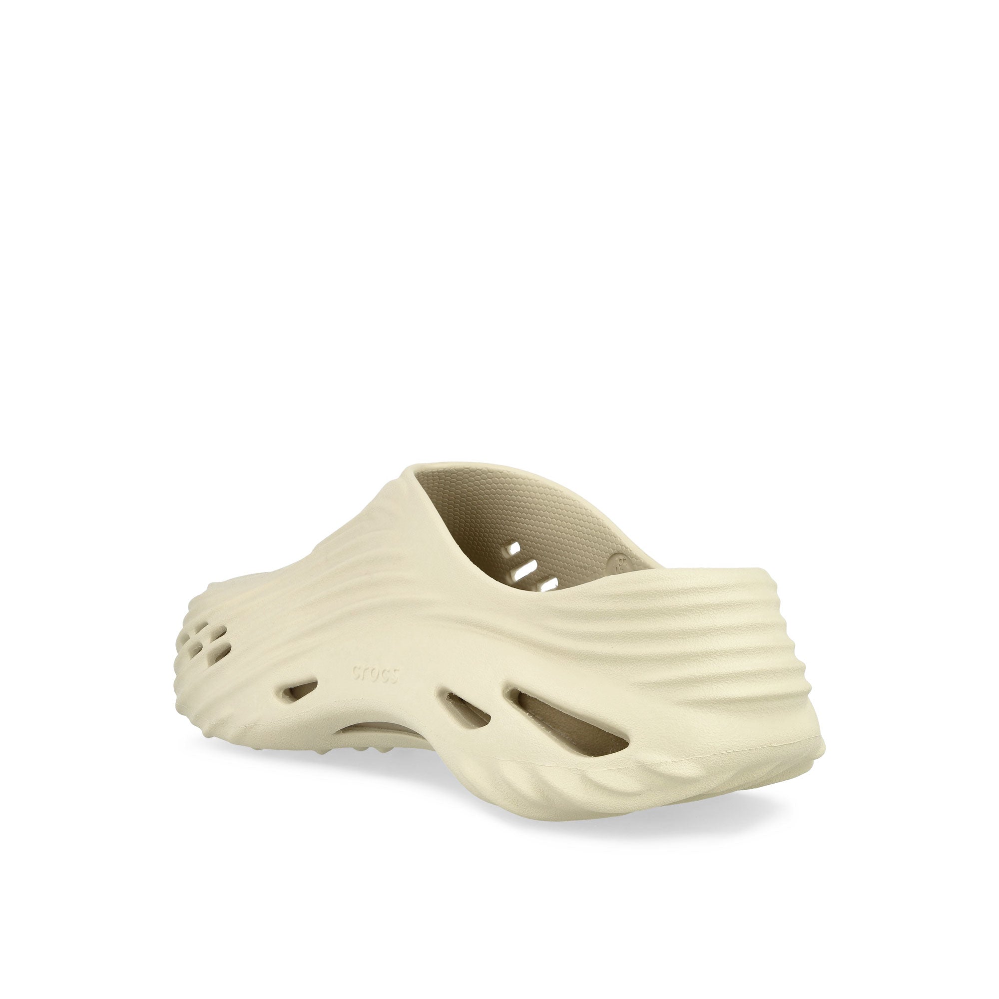 Crocs Echo Wave Almond Tint Slides, Sandals & Slippers Material | Overkill
