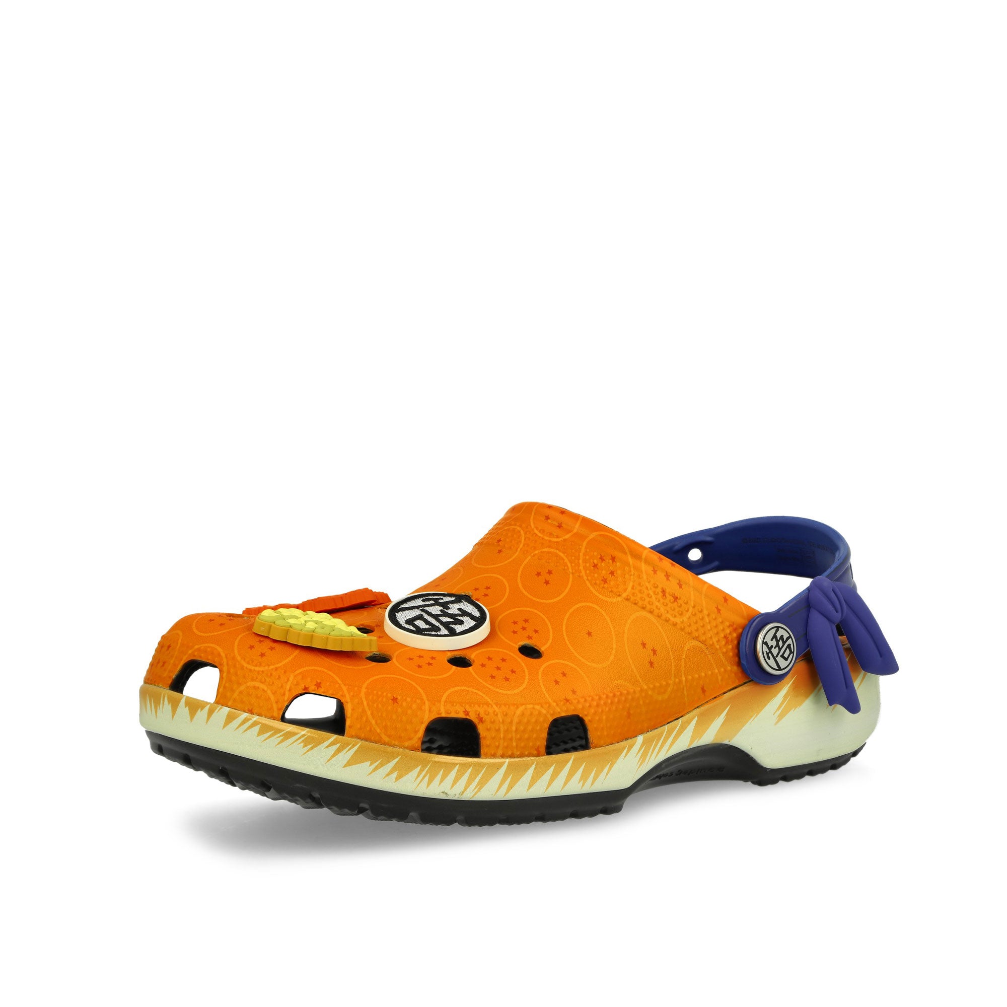 Crocs Dragon Ball Z Classic Clog Orange / Multicolor Slides, Sandals & Slippers Close Up | Overkill